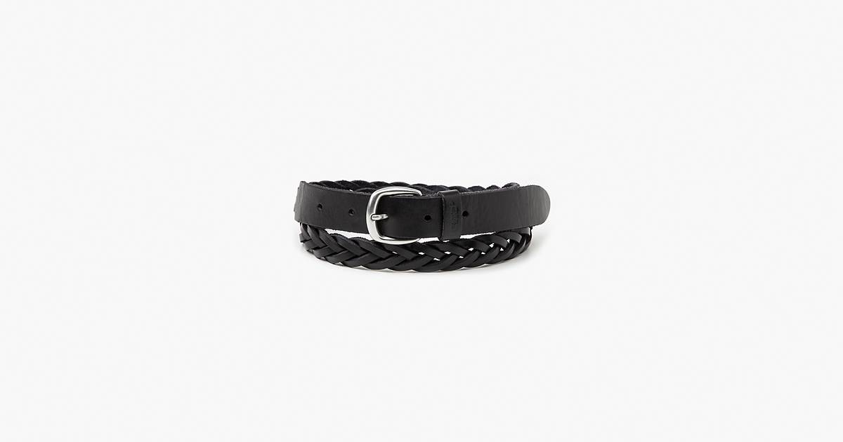 Leather Braided Belt - Black | Levi's® IE