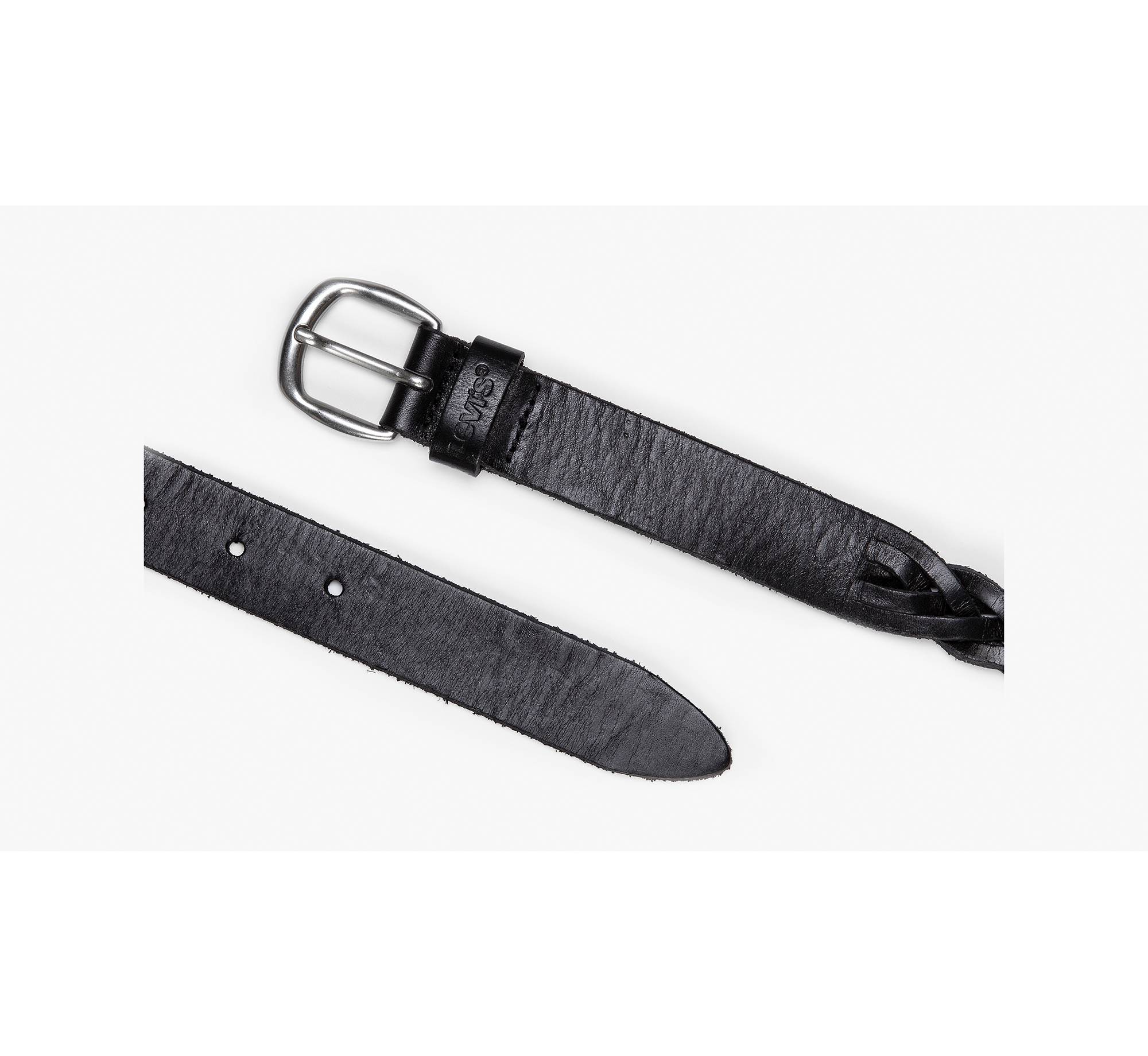 Leather Braided Belt - Black | Levi's® DE