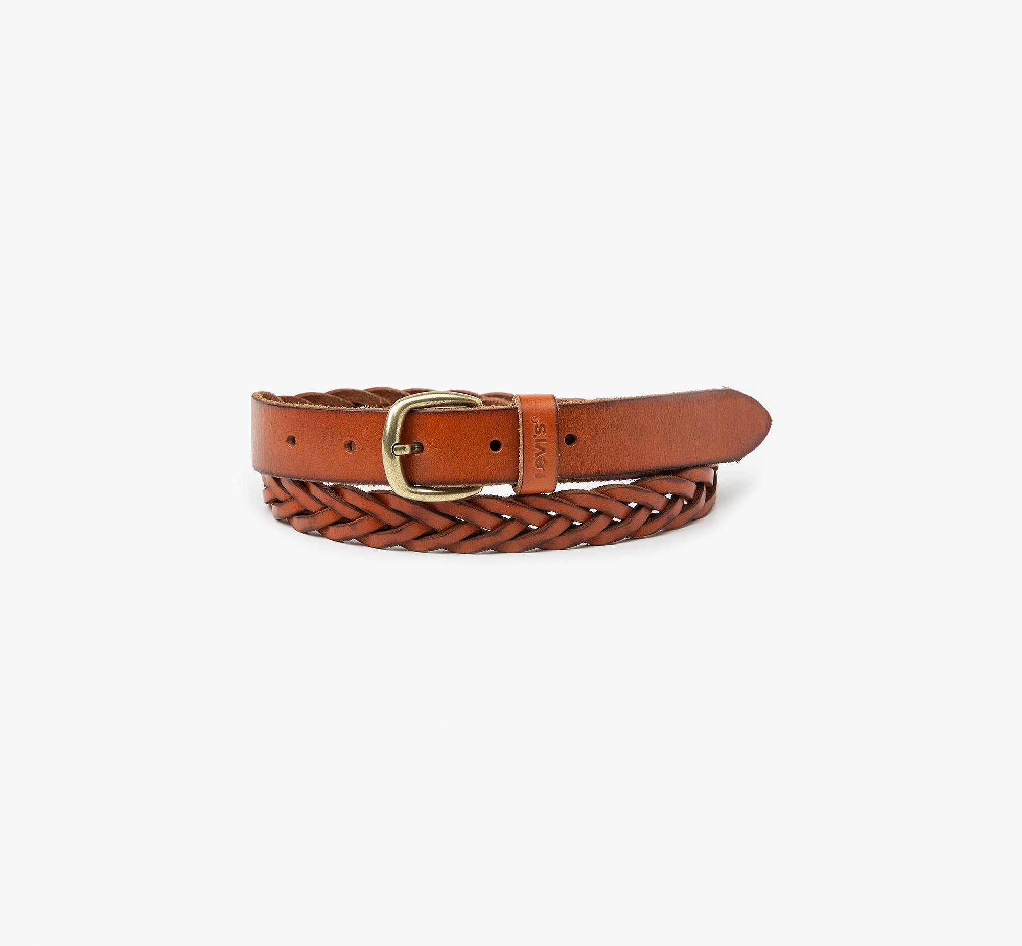 Leather Braided Belt 1