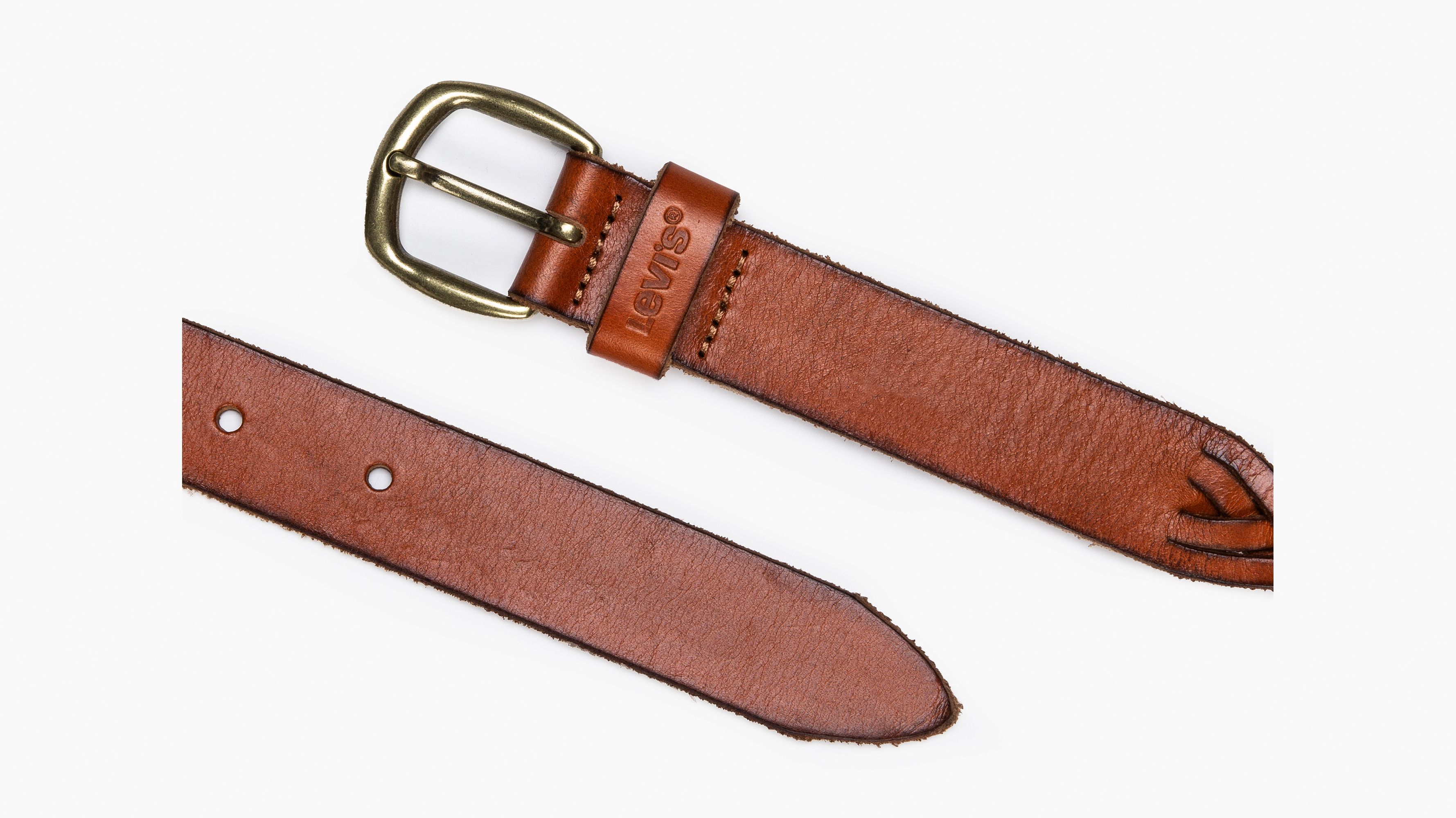 Buy Leonardi Dark Brown Braided Leather Belt - 42 Online at Best Prices in  India - JioMart.