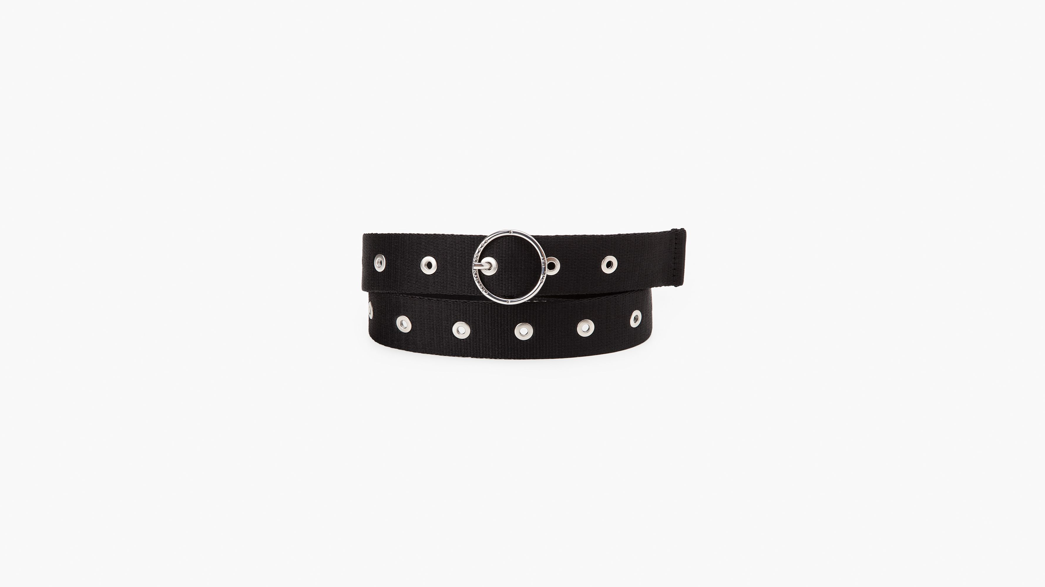 Grommet Belt - Black