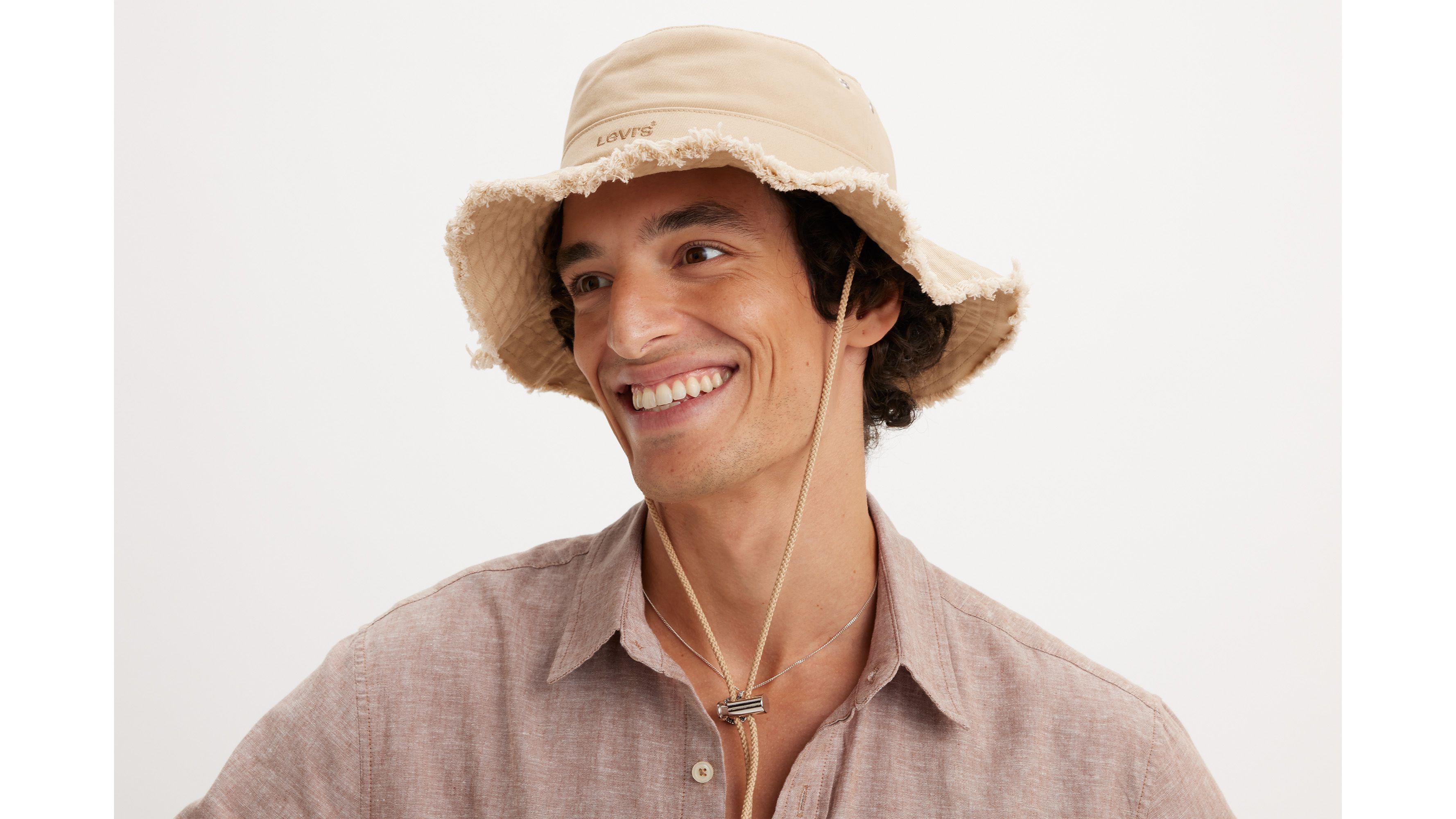 Drawstring Bucket Hat