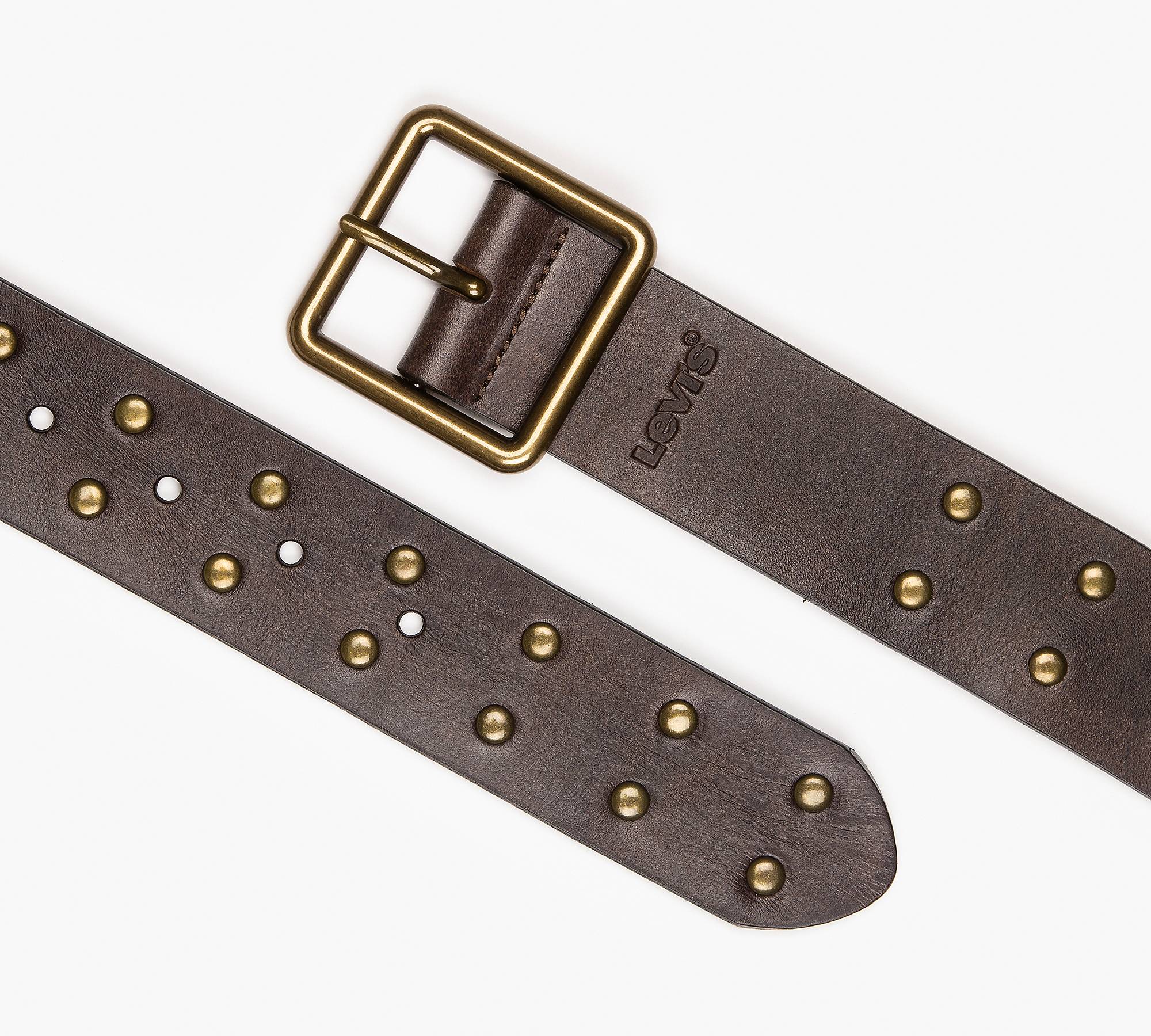 Studded Leather Belt - Brown | Levi's® NO
