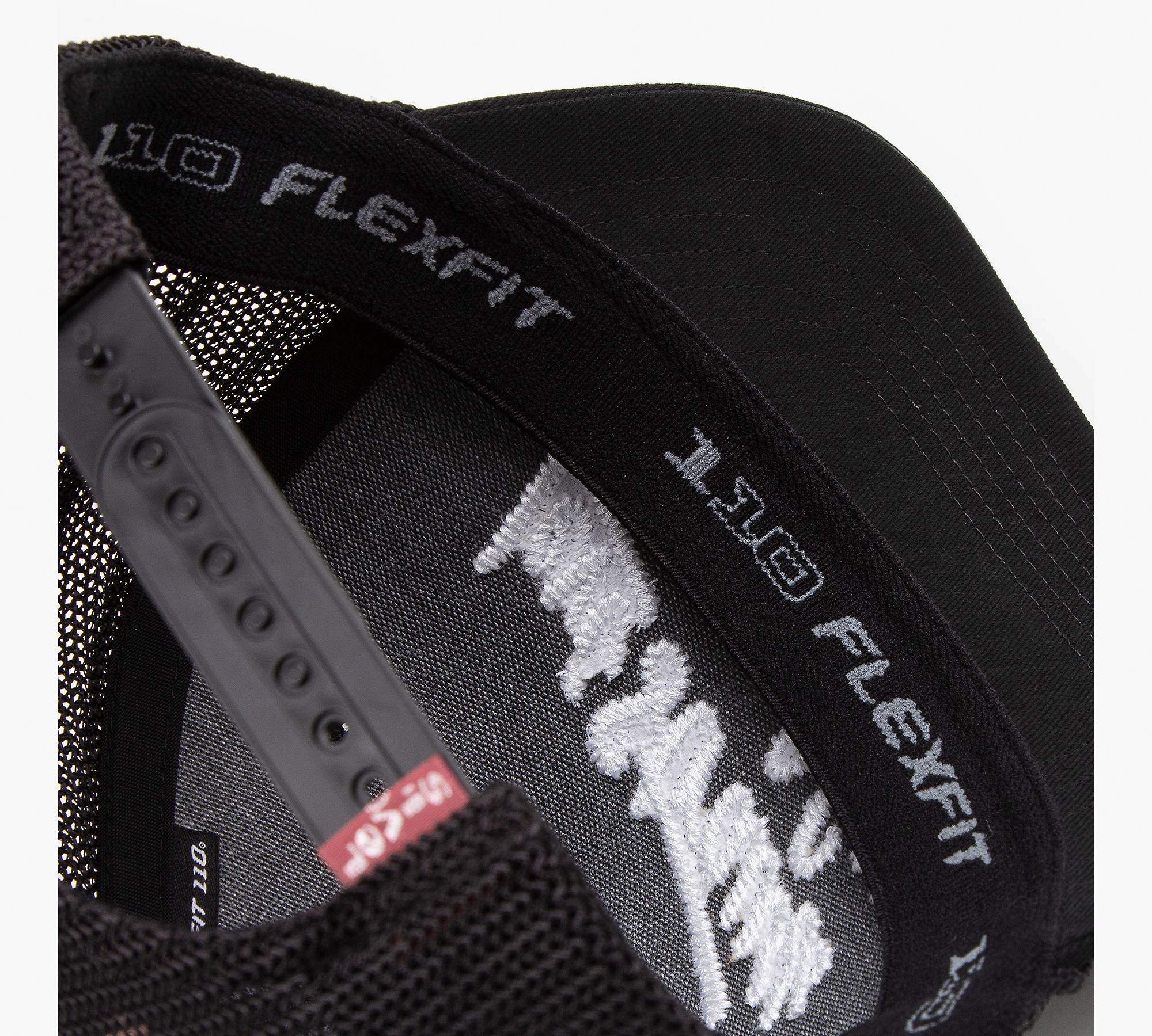Embroidered Flexfit® Trucker Cap - Black | Levi\'s® US