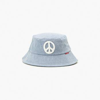 Essential Peace Sign Bucket Hat 1