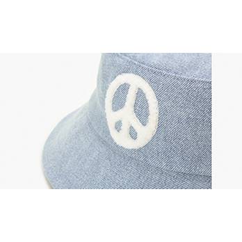 Essential Peace Sign Bucket Hat 3