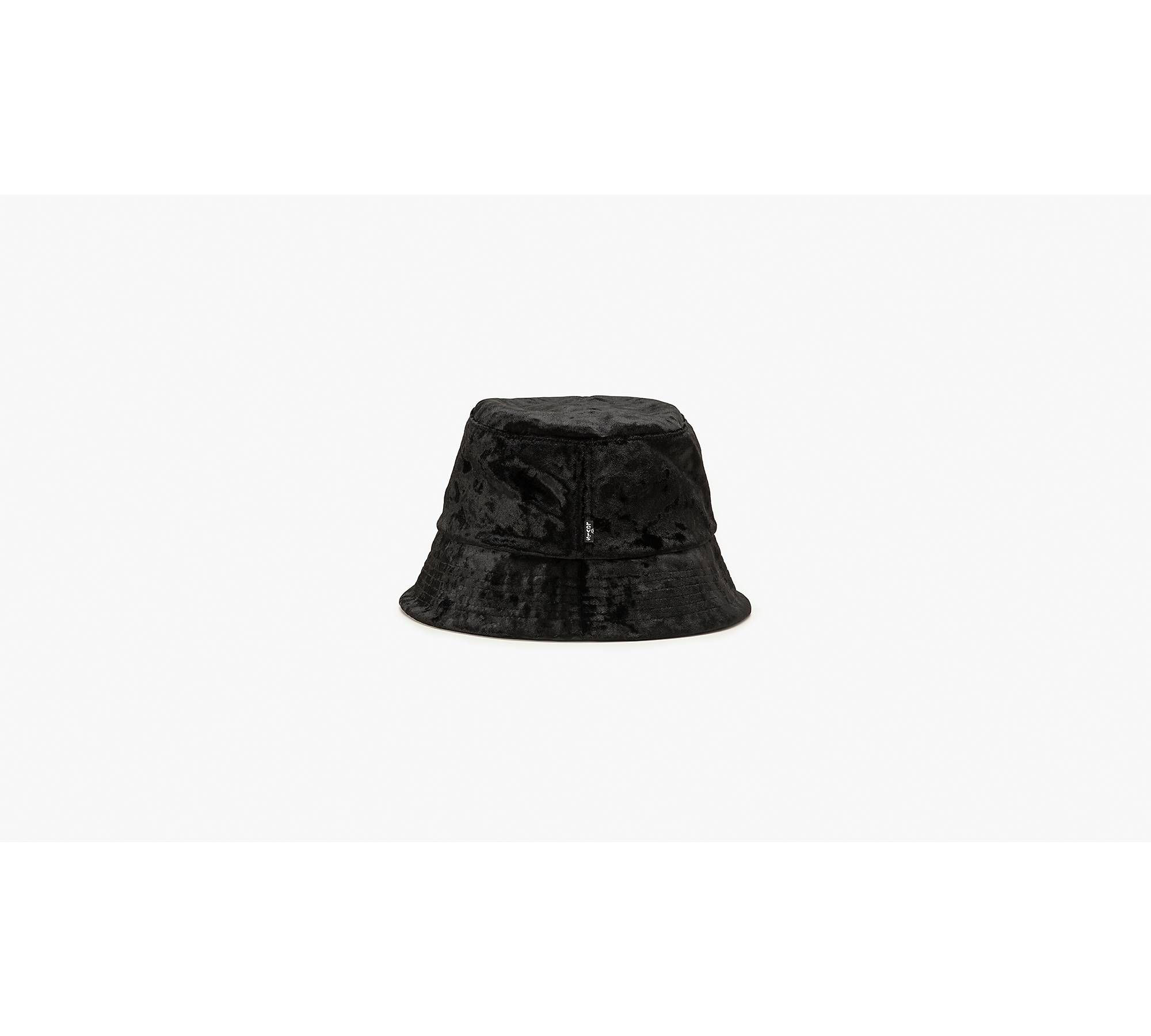 Levi's Velvet Bucket Hat - Women's - Regular Black M