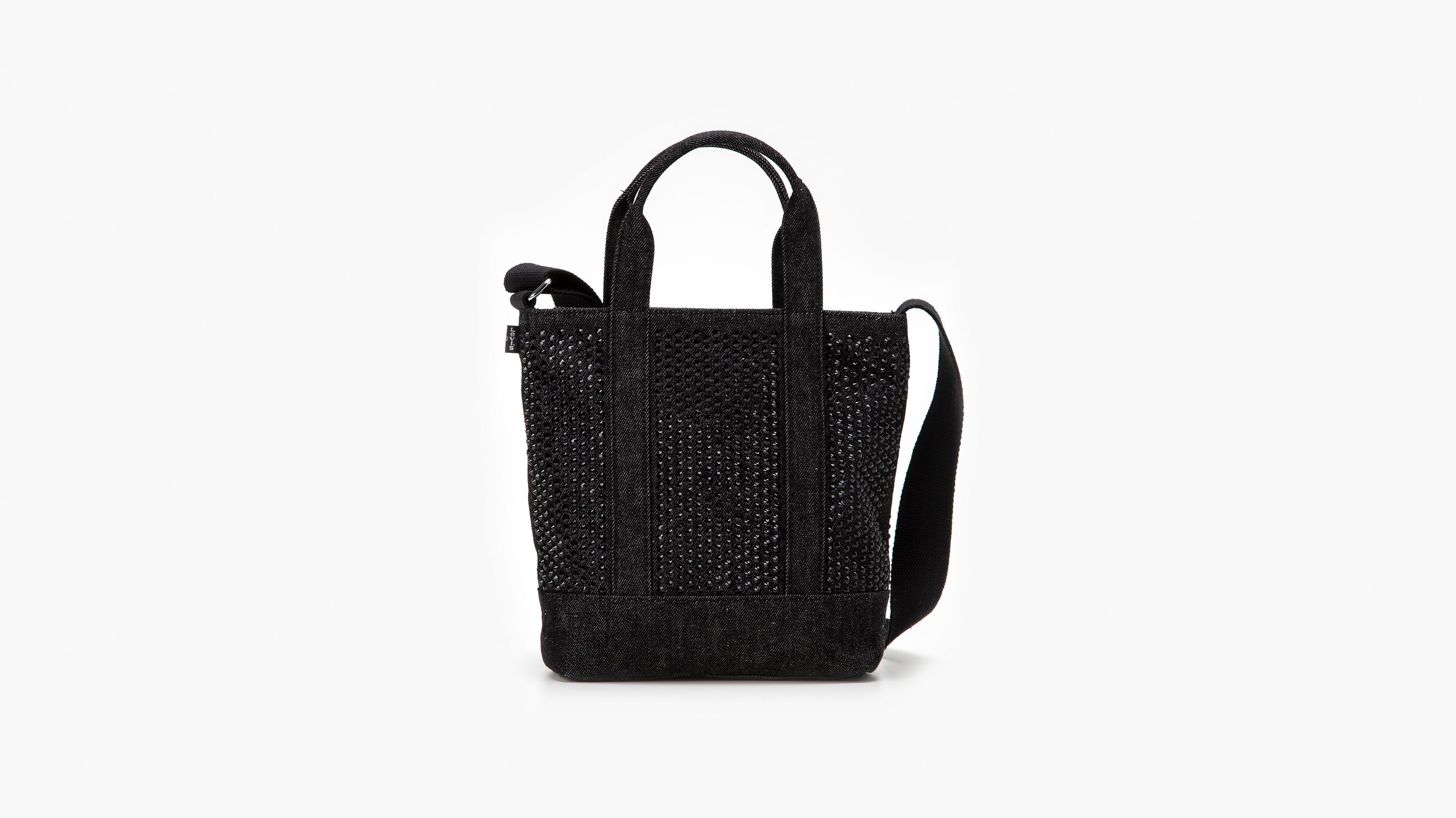 ◆LEE◆ Twitch Logo Cotton Mini Tote Bag Black LIMITED EDITION】Lee Twitch Logo Mini Top Handle Bag Indigo