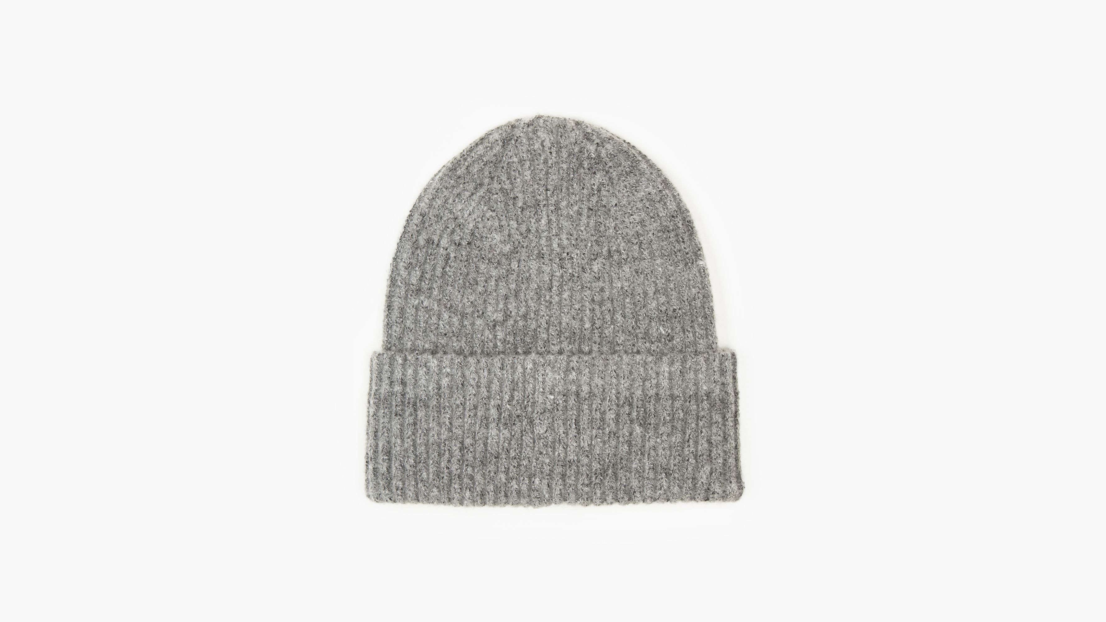 Essential Ribbed Batwing Beanie - Grey | Levi's® US