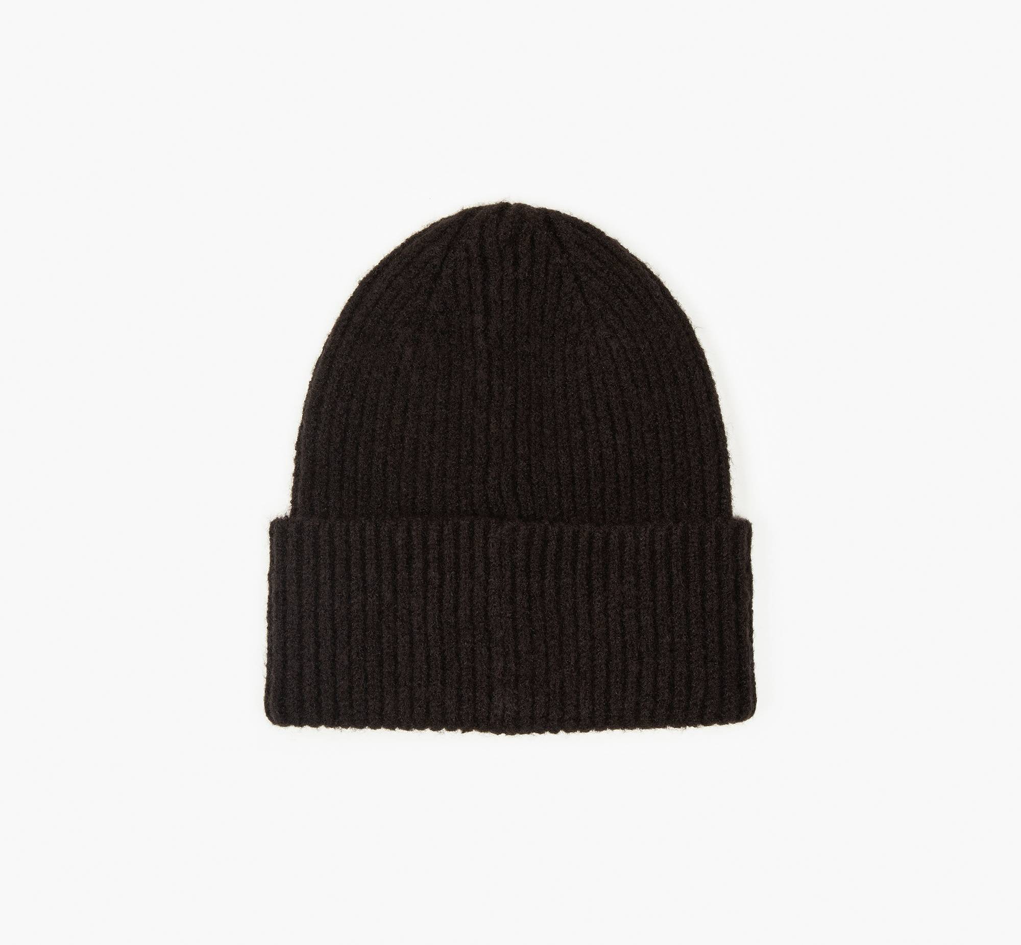 Essential Ribbed Batwing Beanie 3