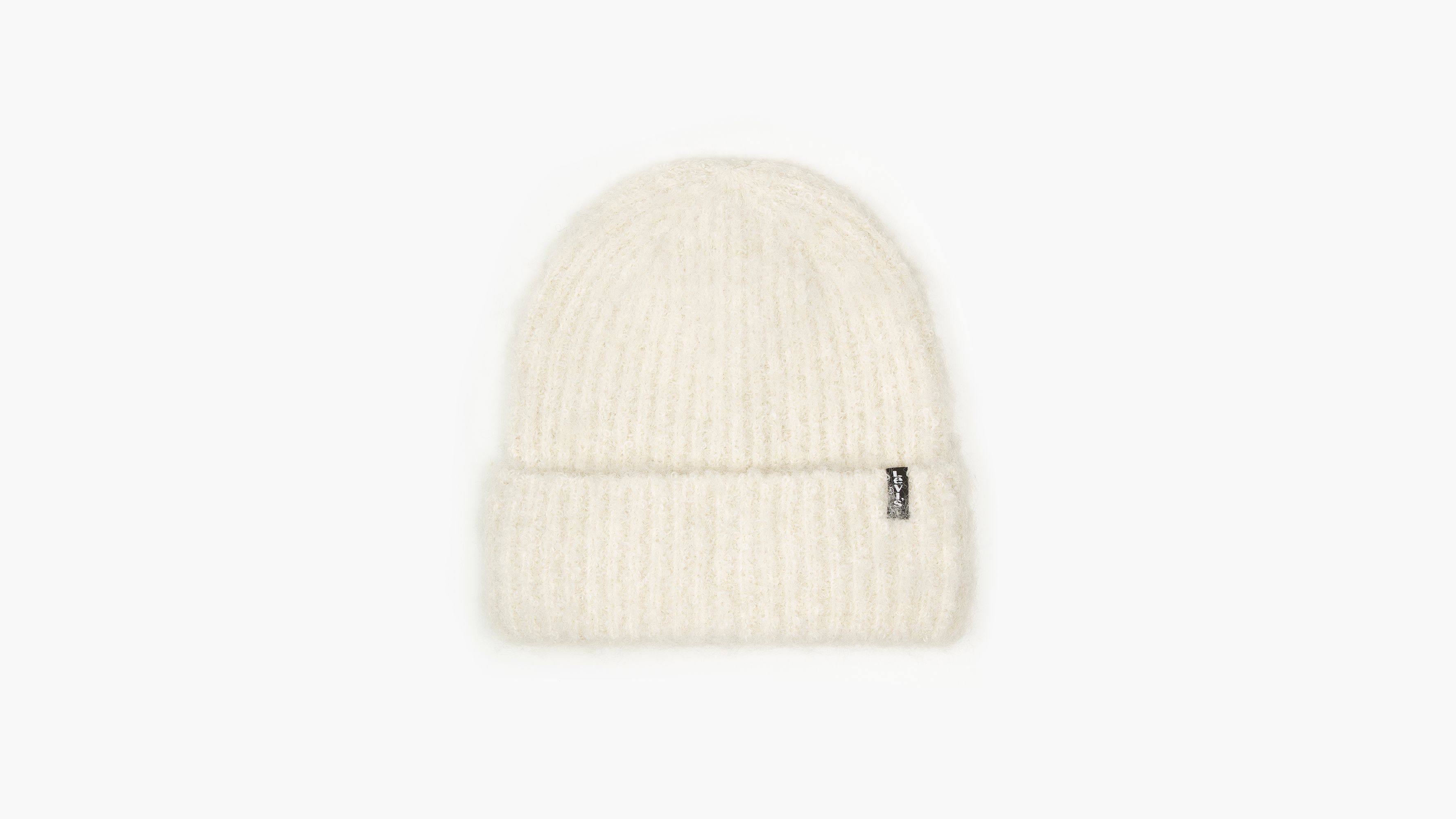 Fuzzy Beanie - White | Levi's® US