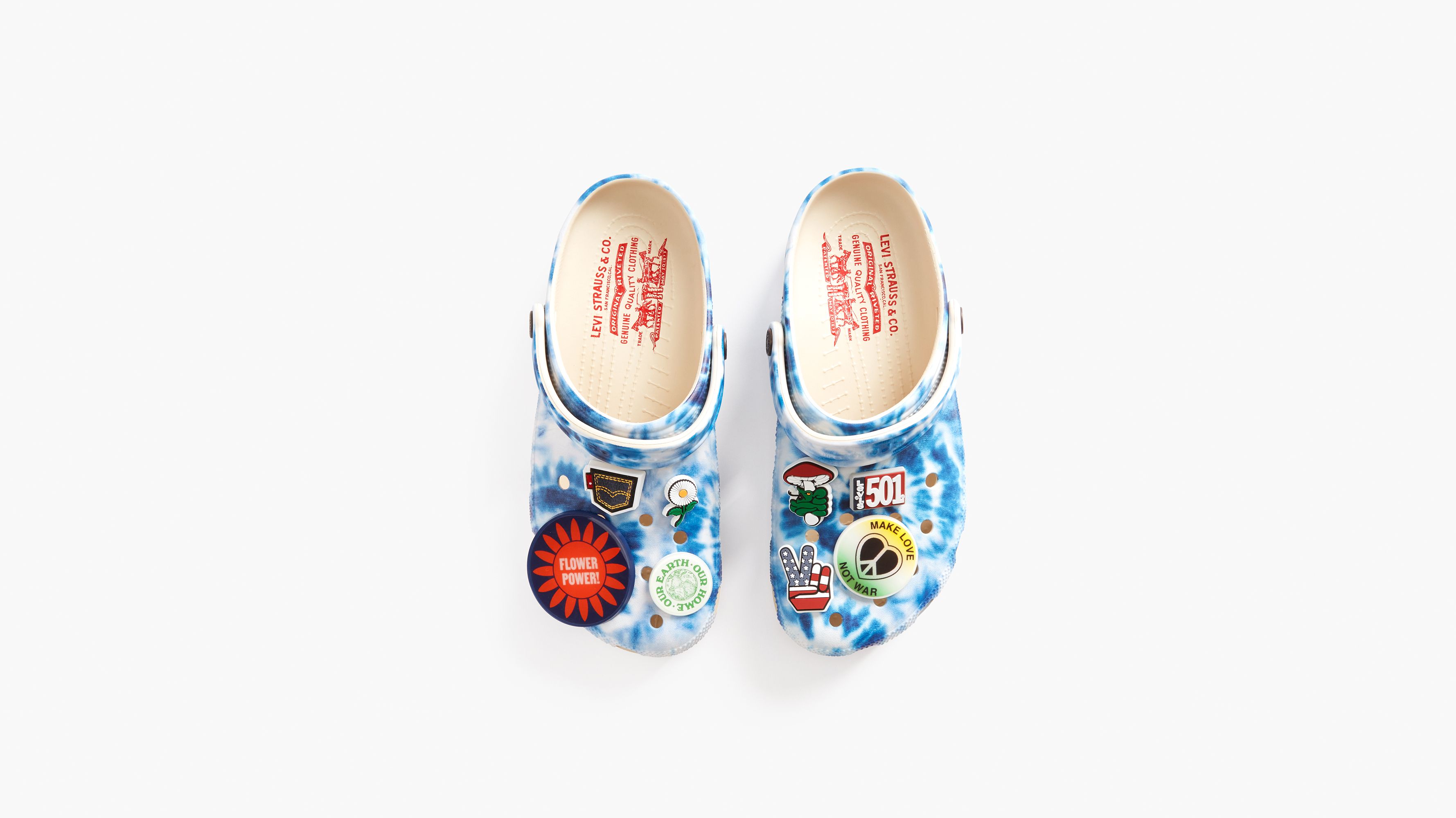 Levi's® X Crocs™ Classic Clogs - Blue | Levi's® CA