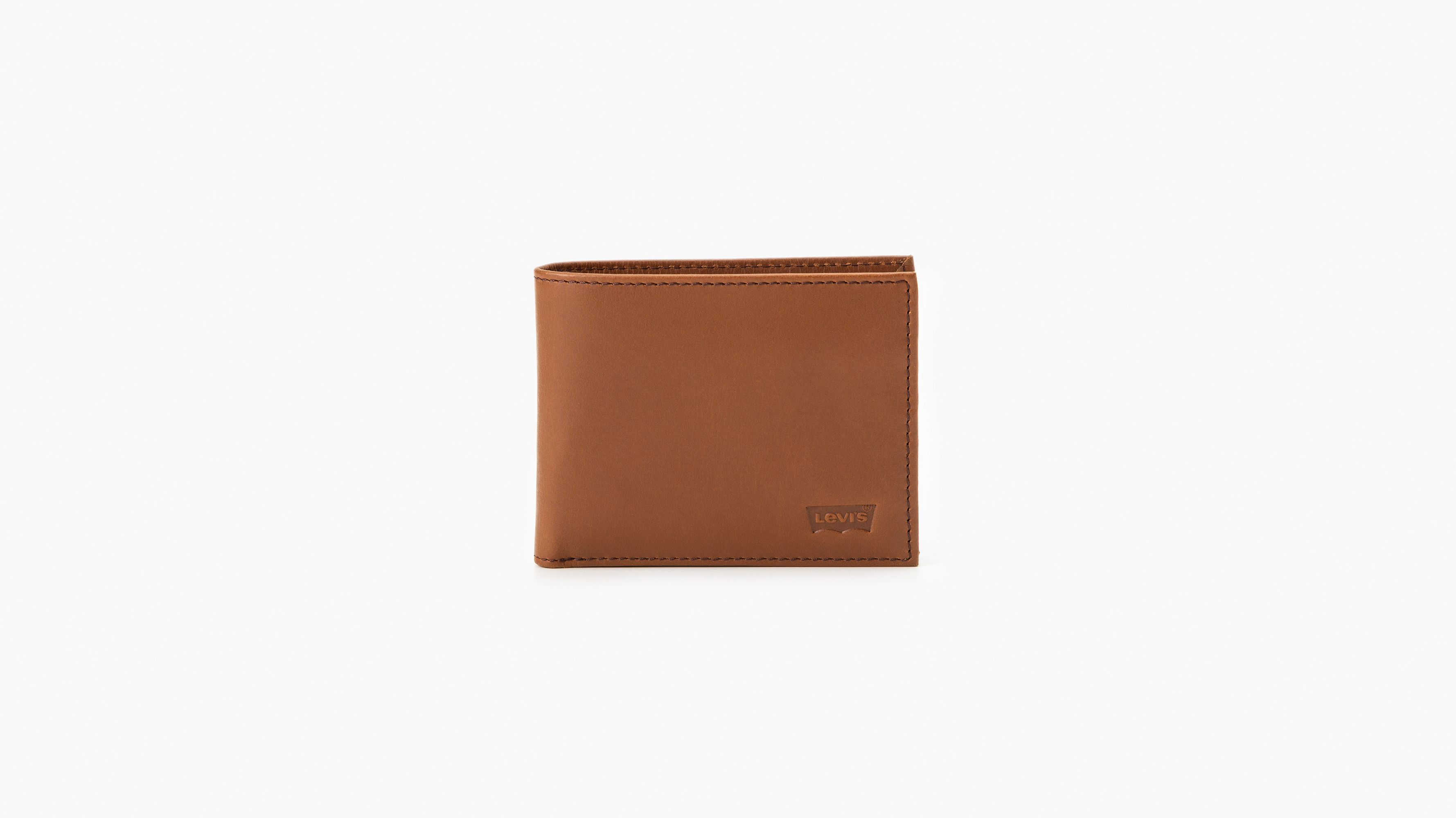 Levi's brown shop leather wallet