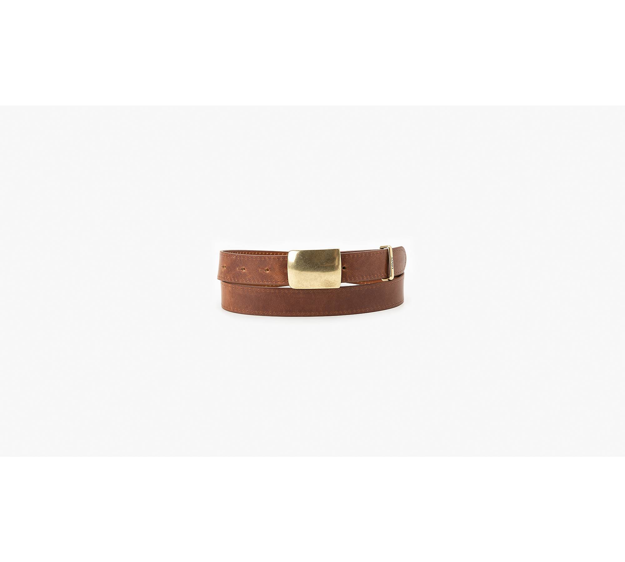 Plaque Belt - Brown | Levi's® KZ