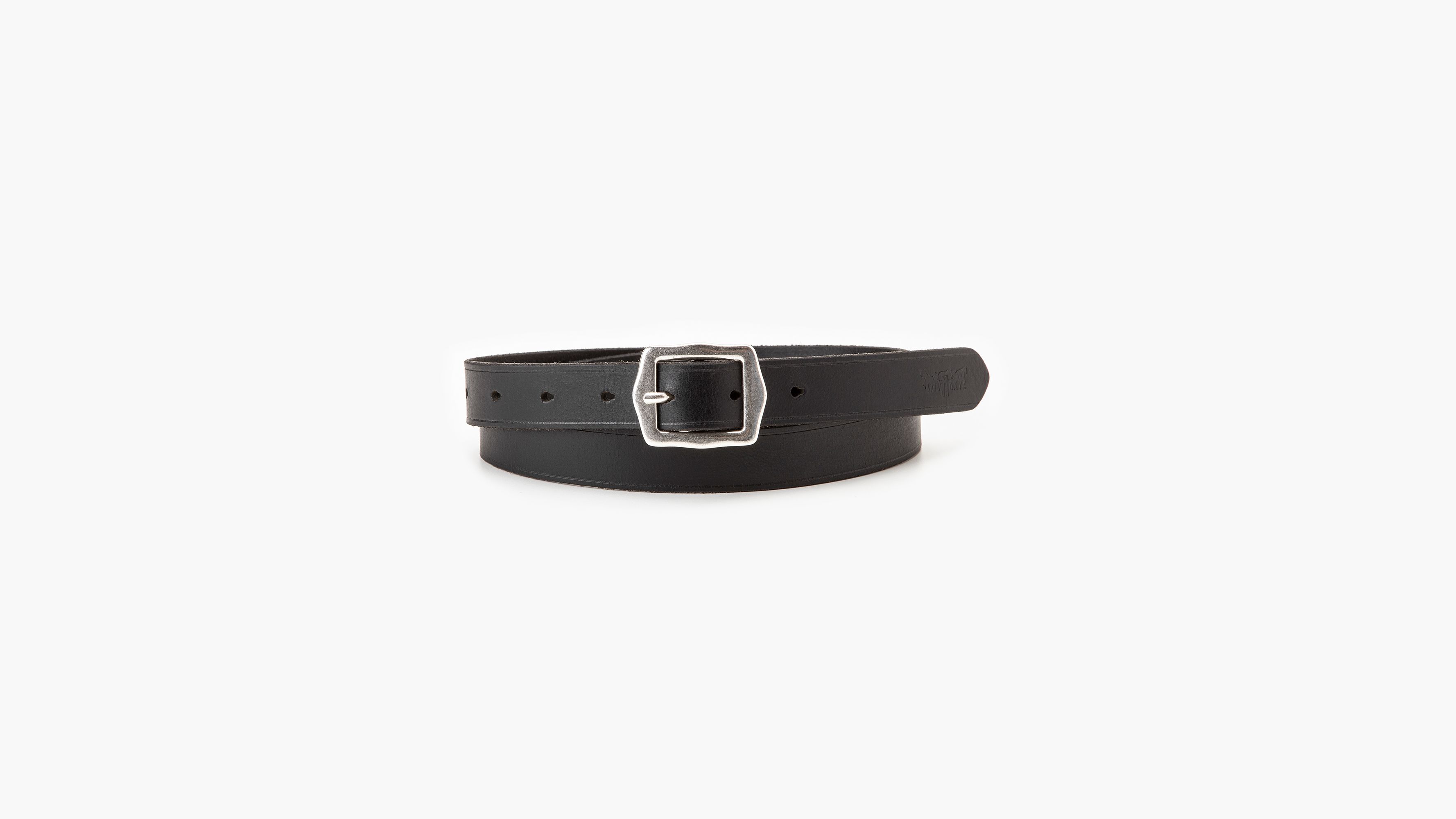 Black Leather Belt 1 // 25mm Skinny Full Grain Leather Belt Black // Womens  Belt // Mens Belt 