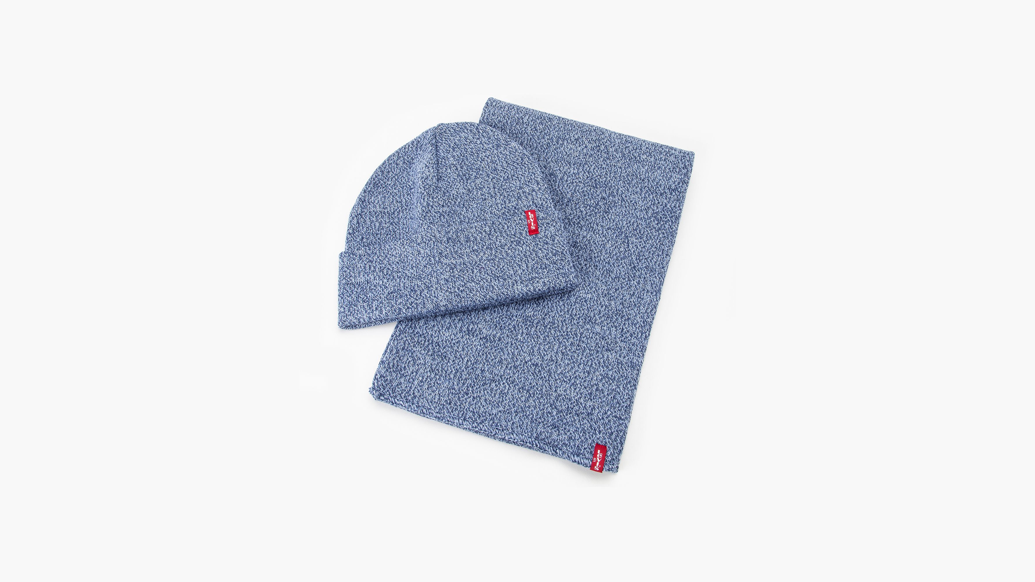 Scarf & Beanie Gift Set - Blue | Levi's® US