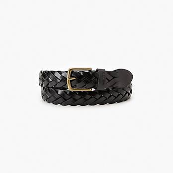 Leather Braid Belt 1