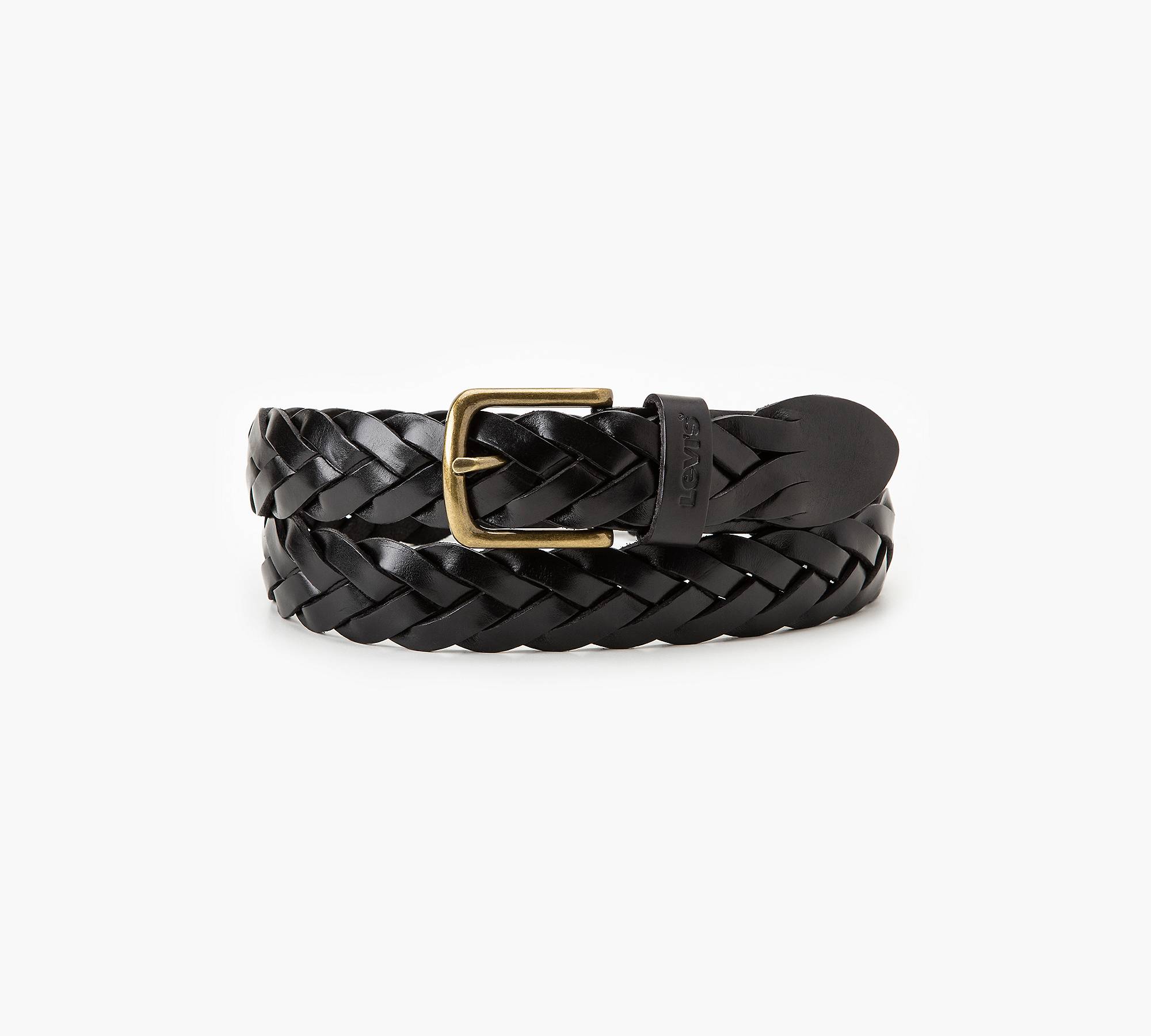 Leather Braid Belt