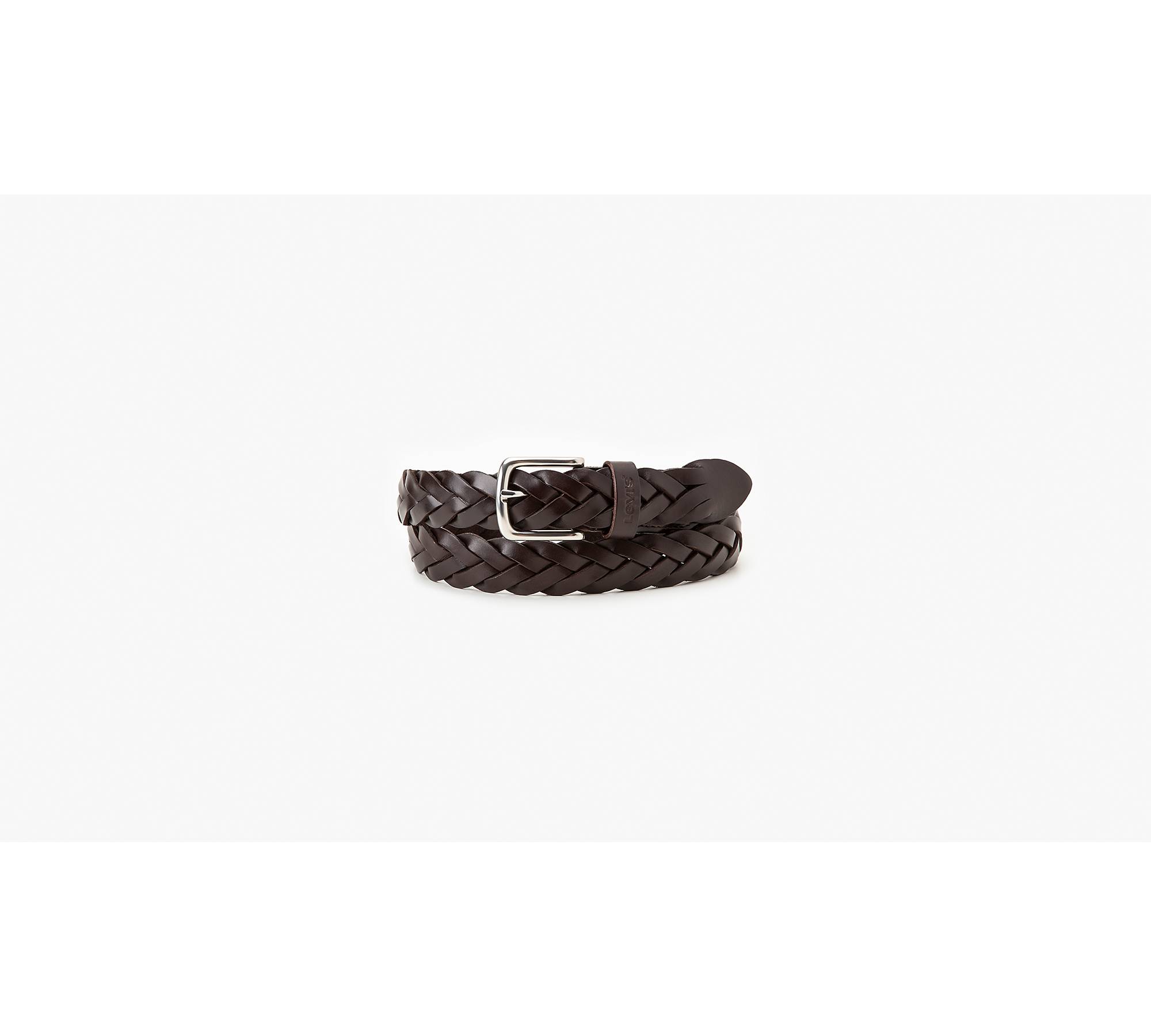 Leather Braid Belt - Brown | Levi's® FI