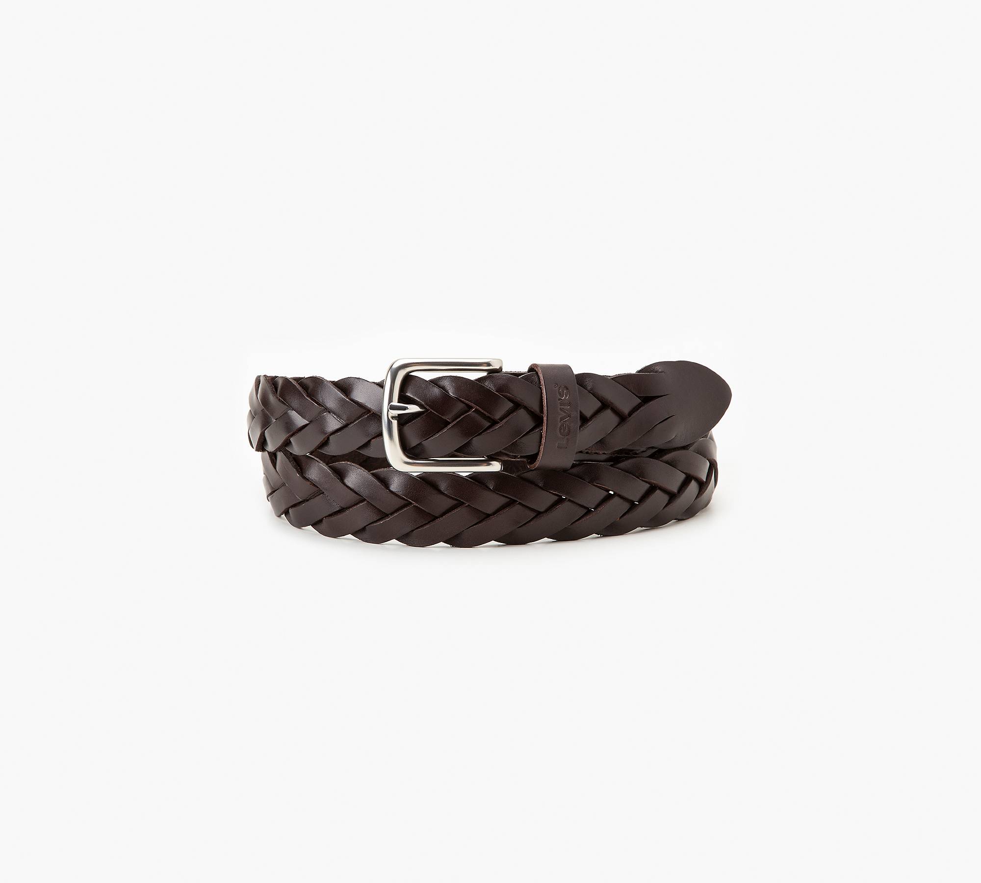 Leather Braid Belt 1