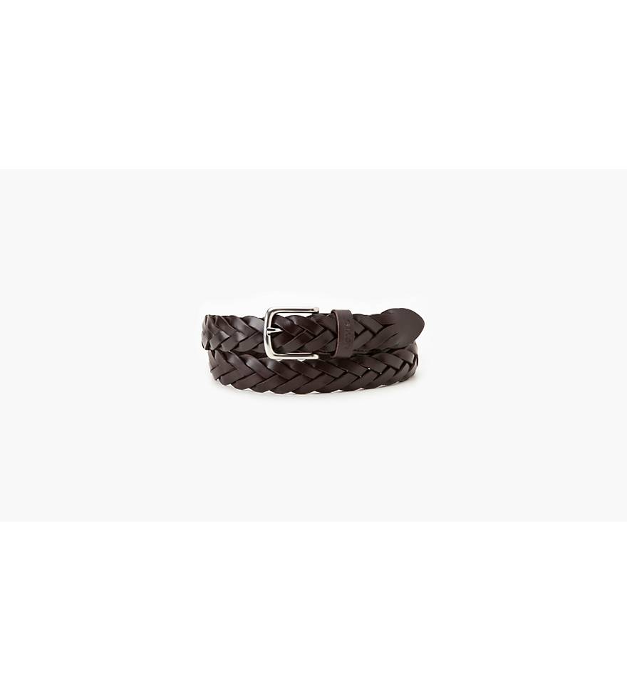 Leather Braid Belt - Brown | Levi's® US