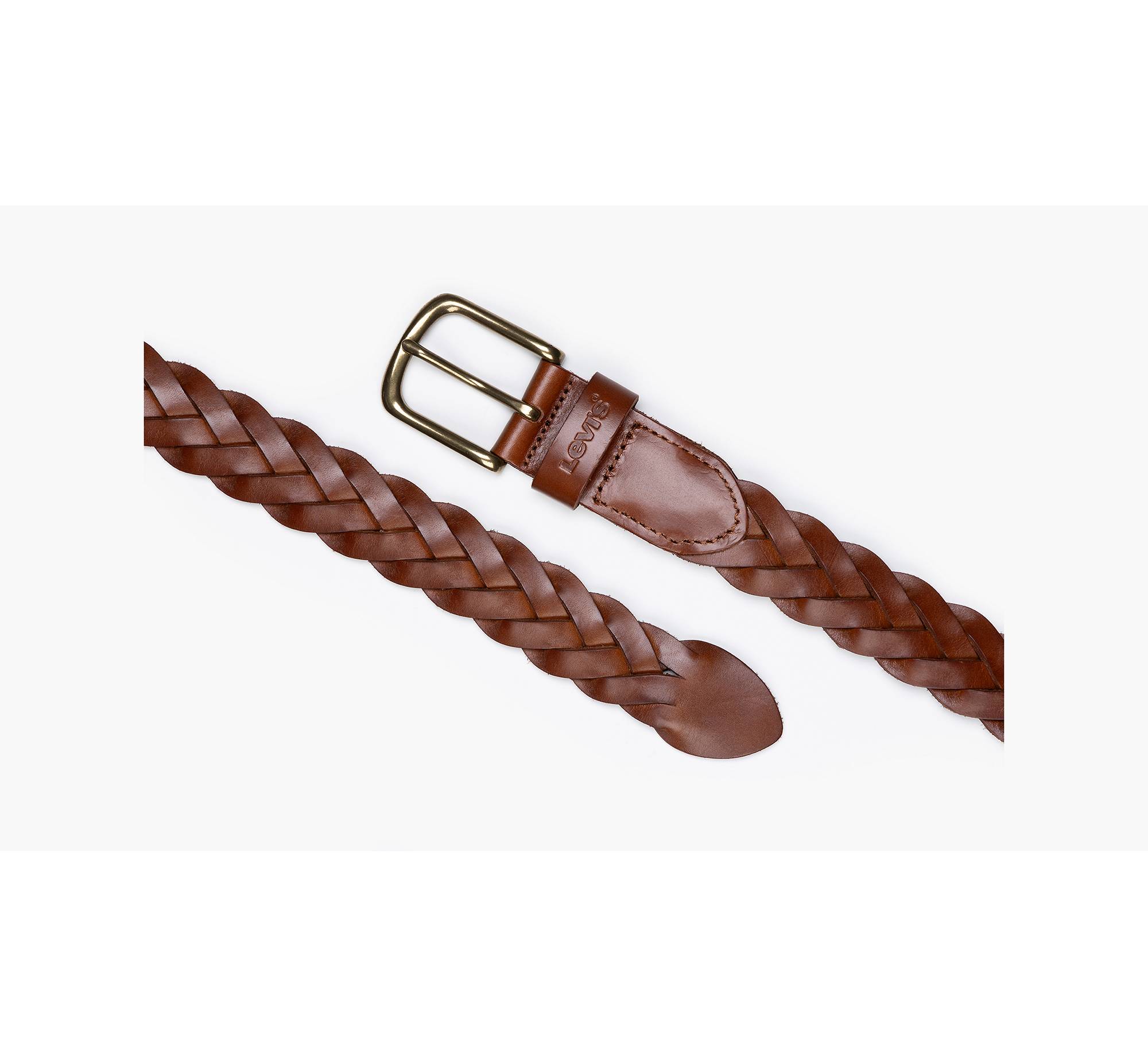 Leather Braid Belt - Brown | Levi's® GB