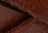 Cognac - White - Leather Braid Belt