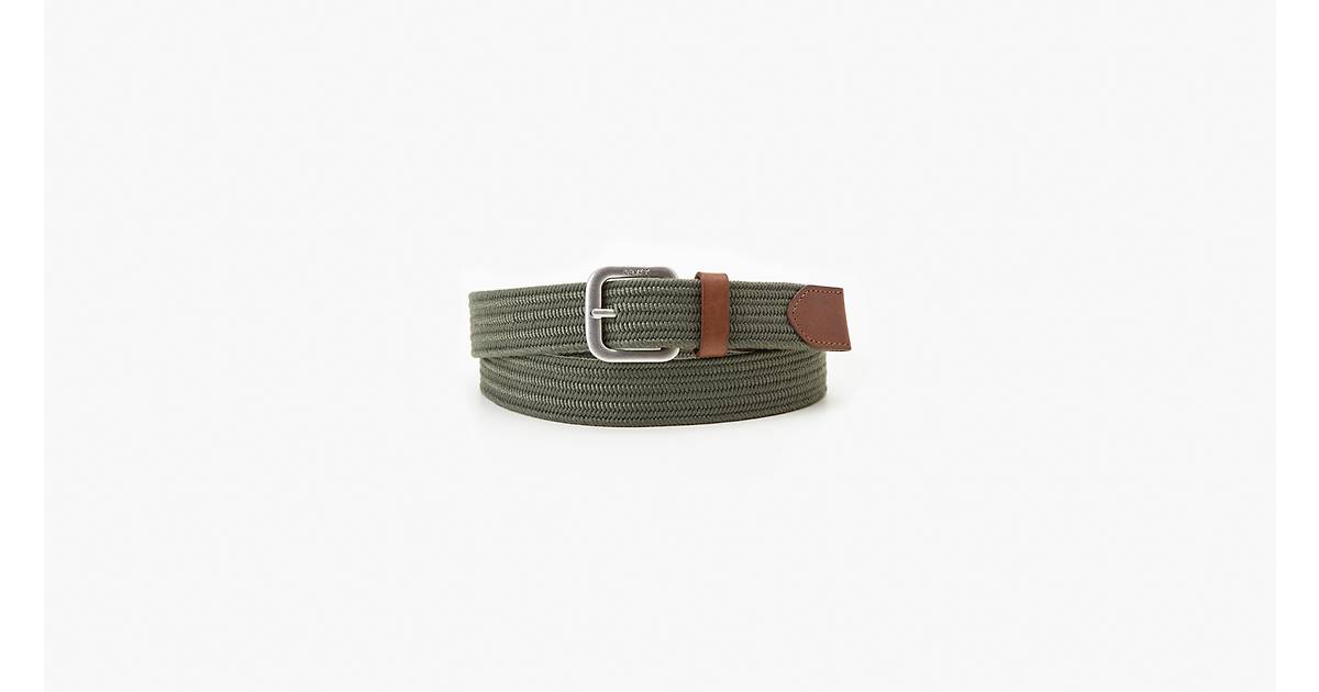 Stretch Woven Belt - Green | Levi's® GB