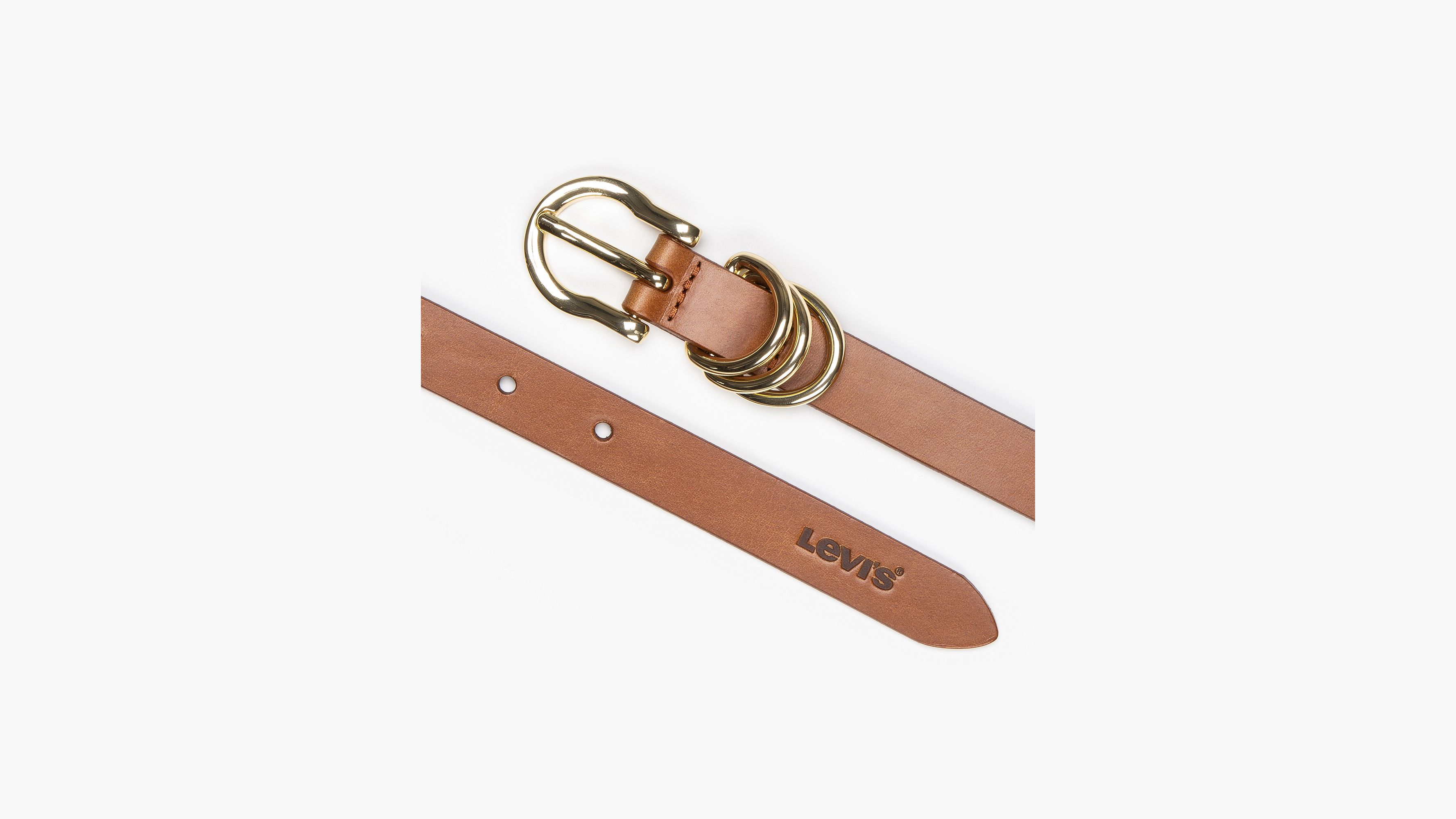 小物 BEP HEART STUDS BELT BROWN Metal Loop Belt - Brown | Levi's® US