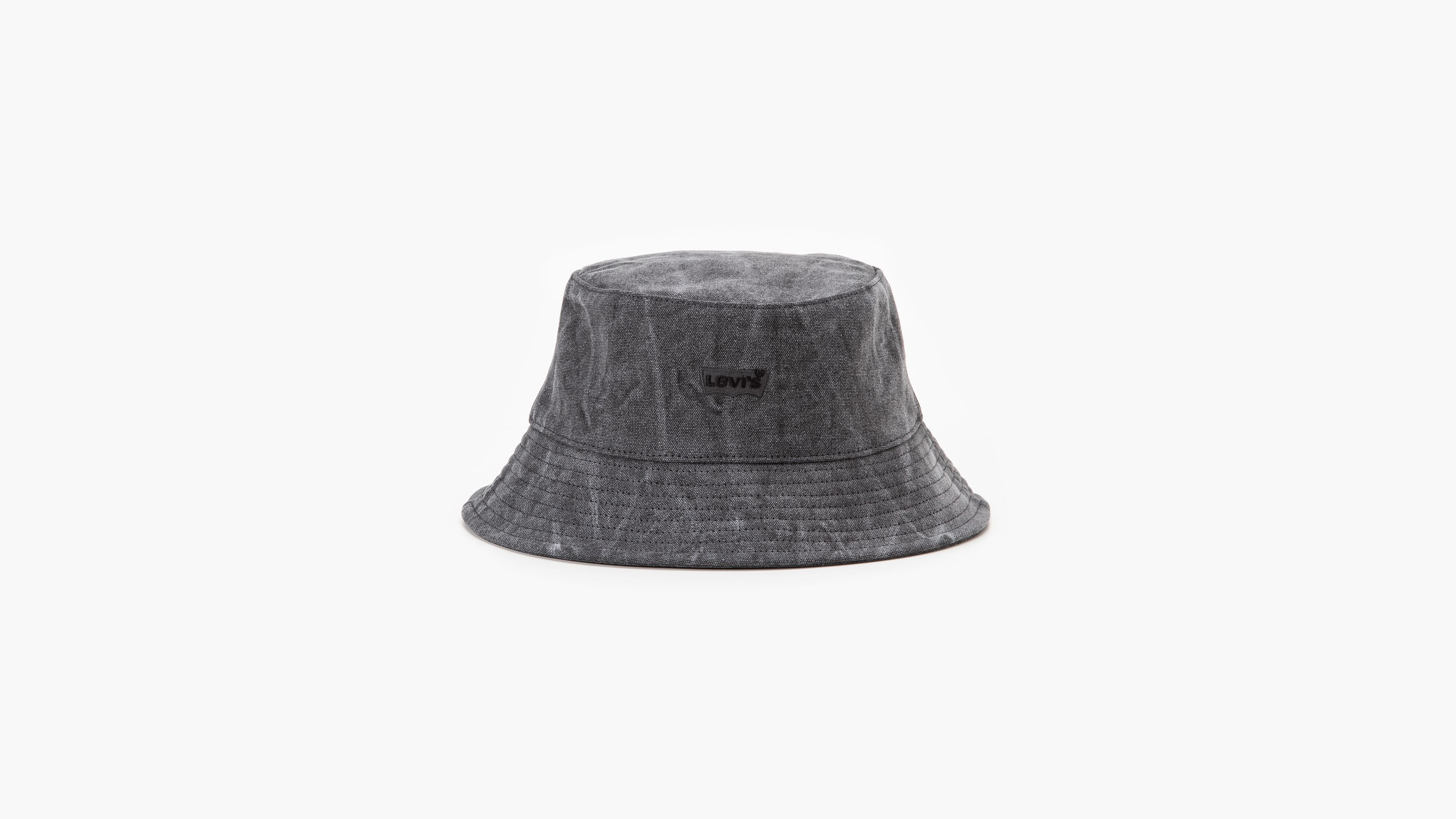 Marble Canvas Bucket Hat - Black | Levi