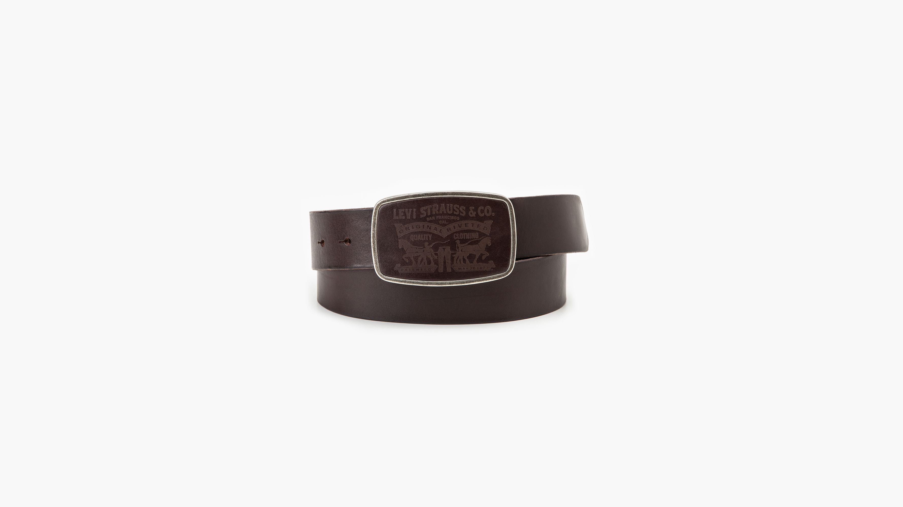 Two Horse Plaque Belt - Brown | Levi's® US