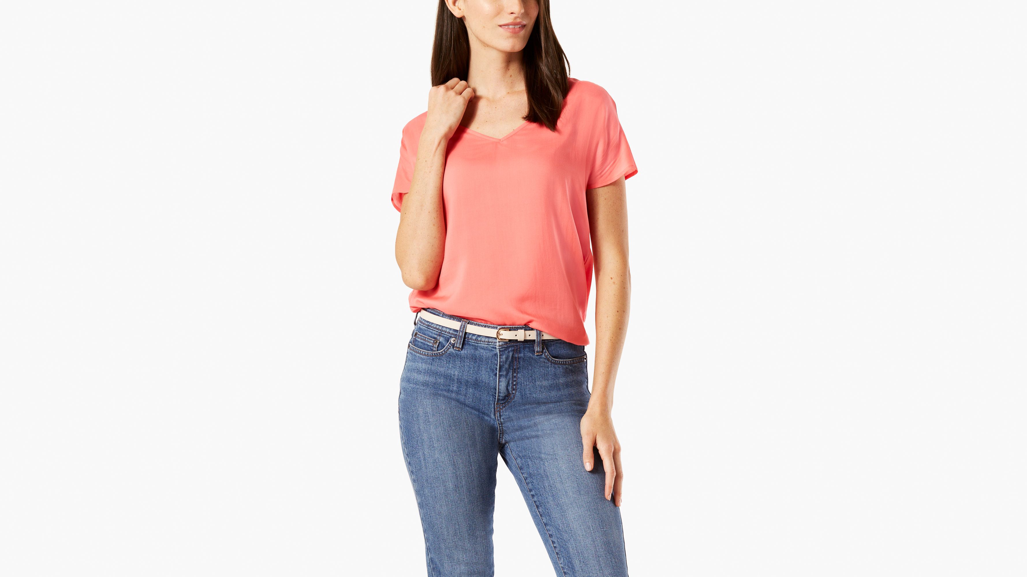 Image of Dockers Dolman Top Shirt - Women's L