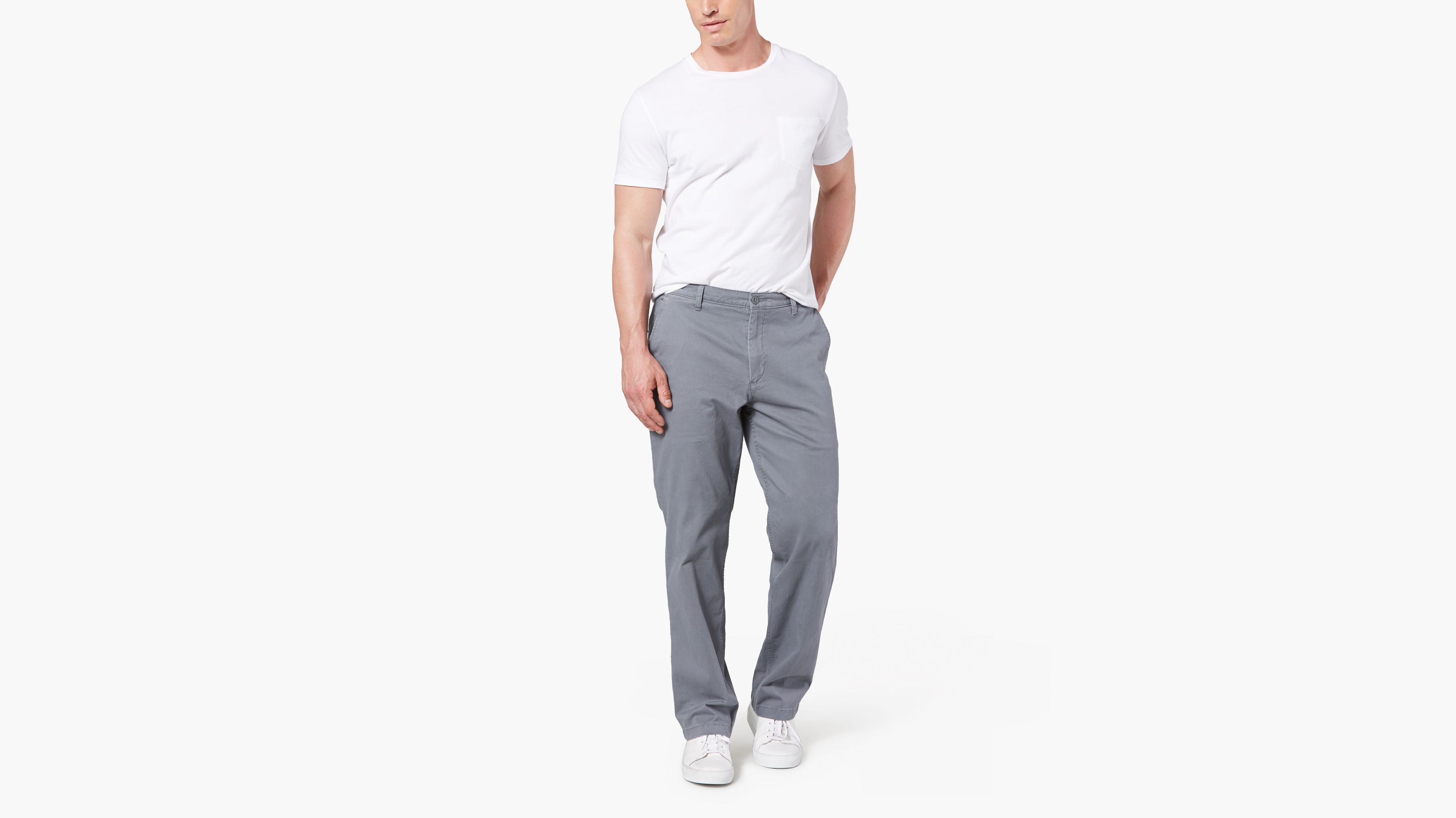 Washed Khaki, Classic Fit | Burma Grey | Dockers® United States (US)