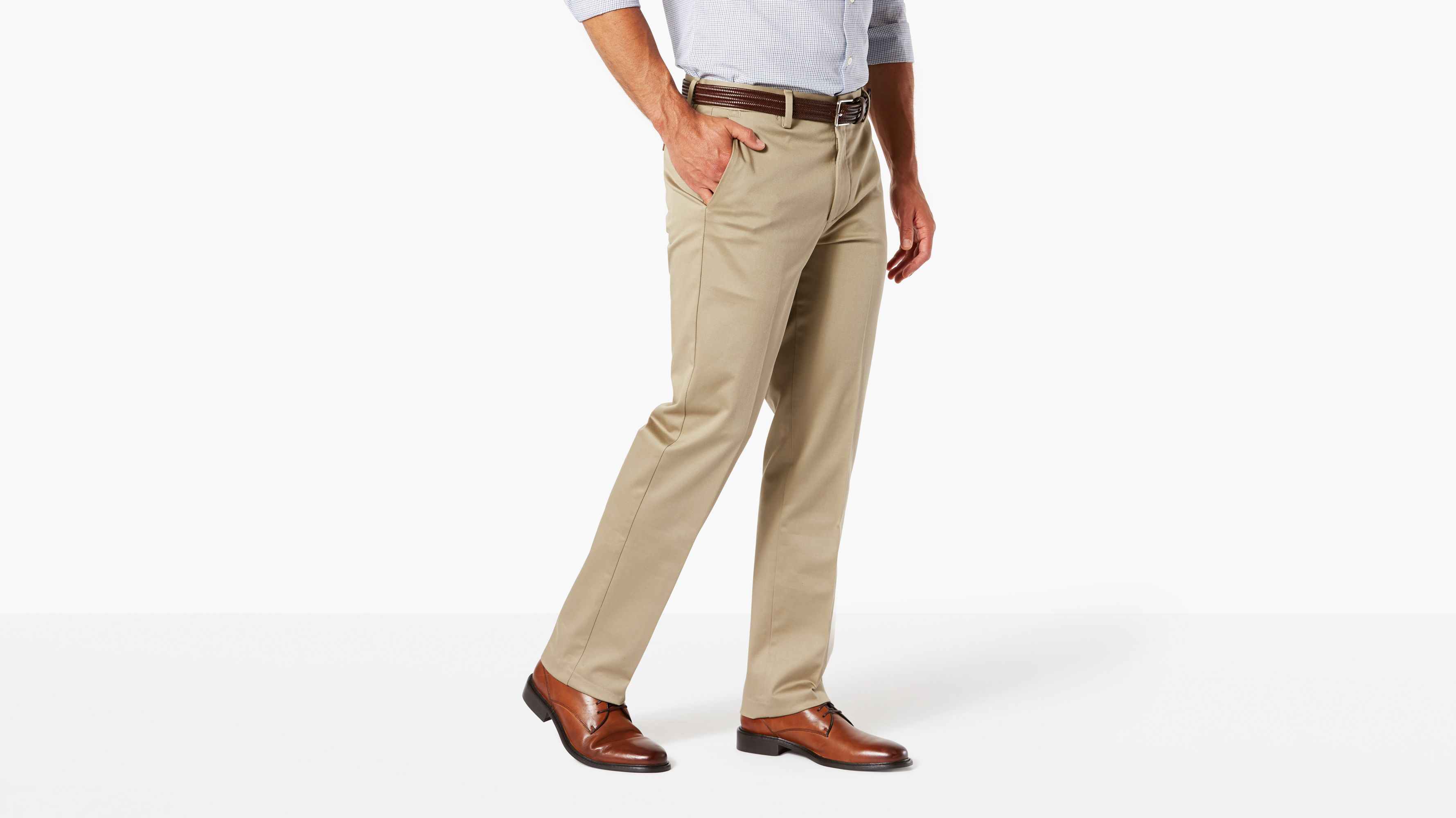 men's no iron ultimate khaki pant