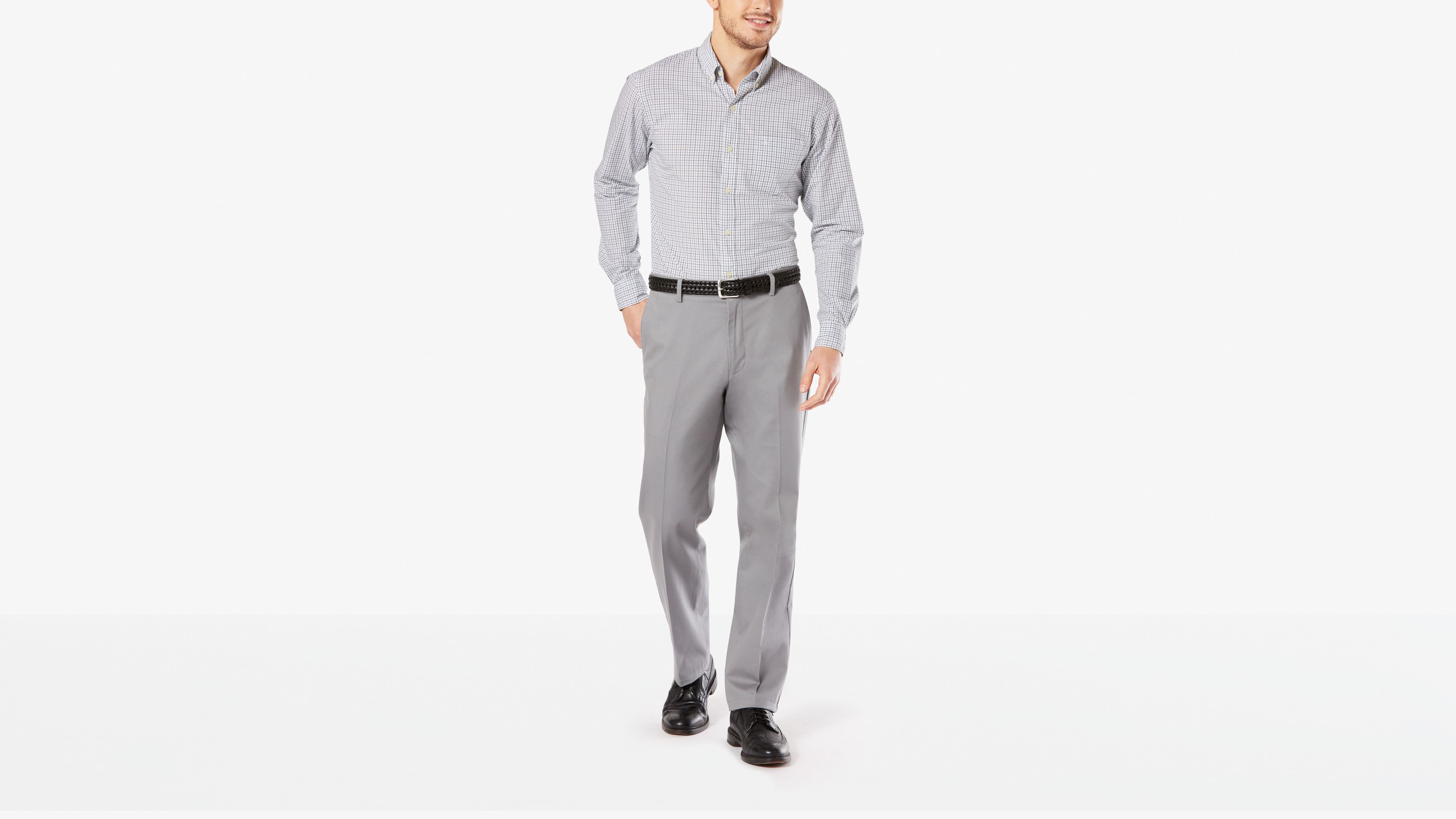 mens big and tall grey dress pants