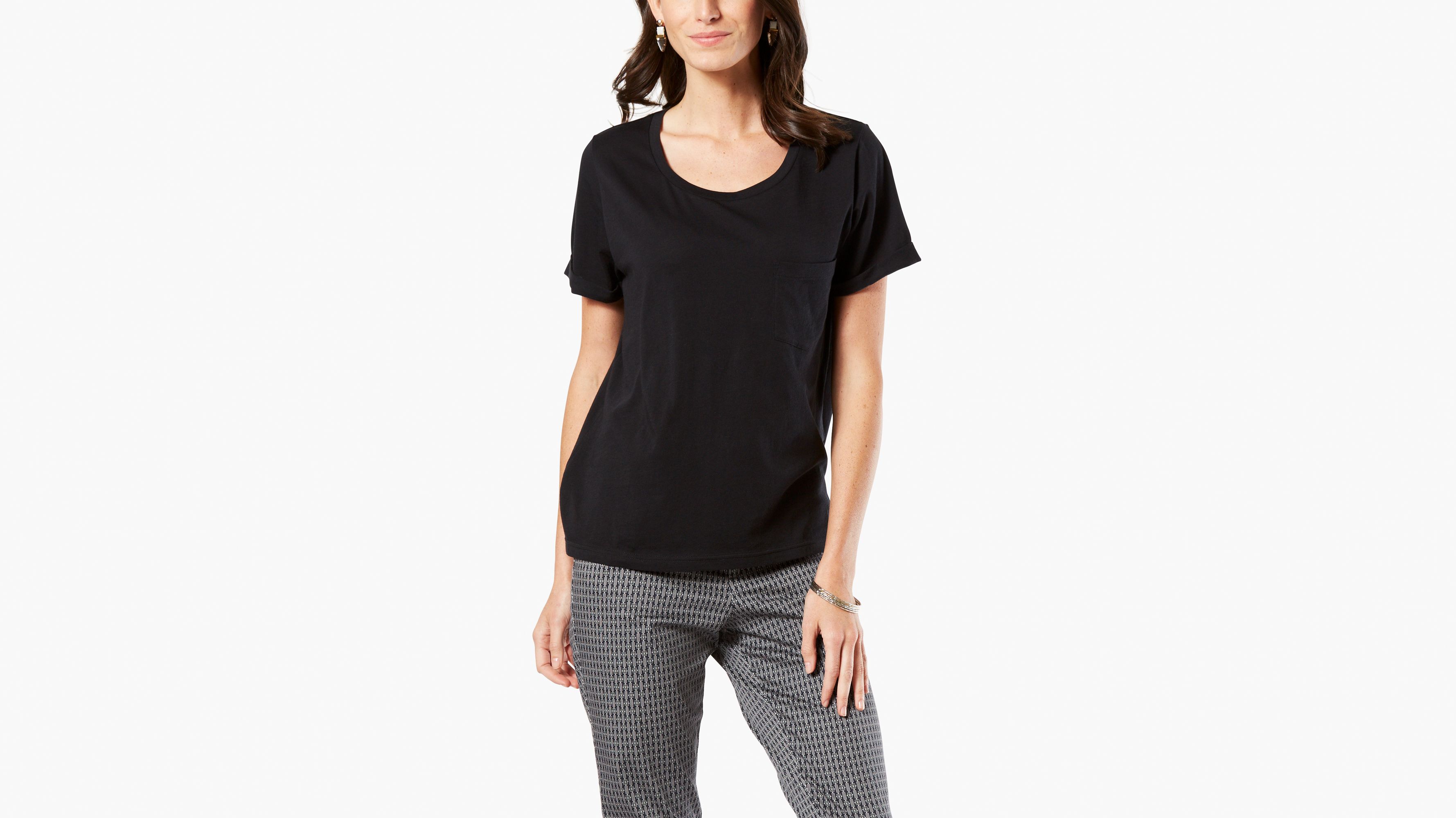 Image of Dockers Oversized Tee Shirt T-Shirt - Women's XL