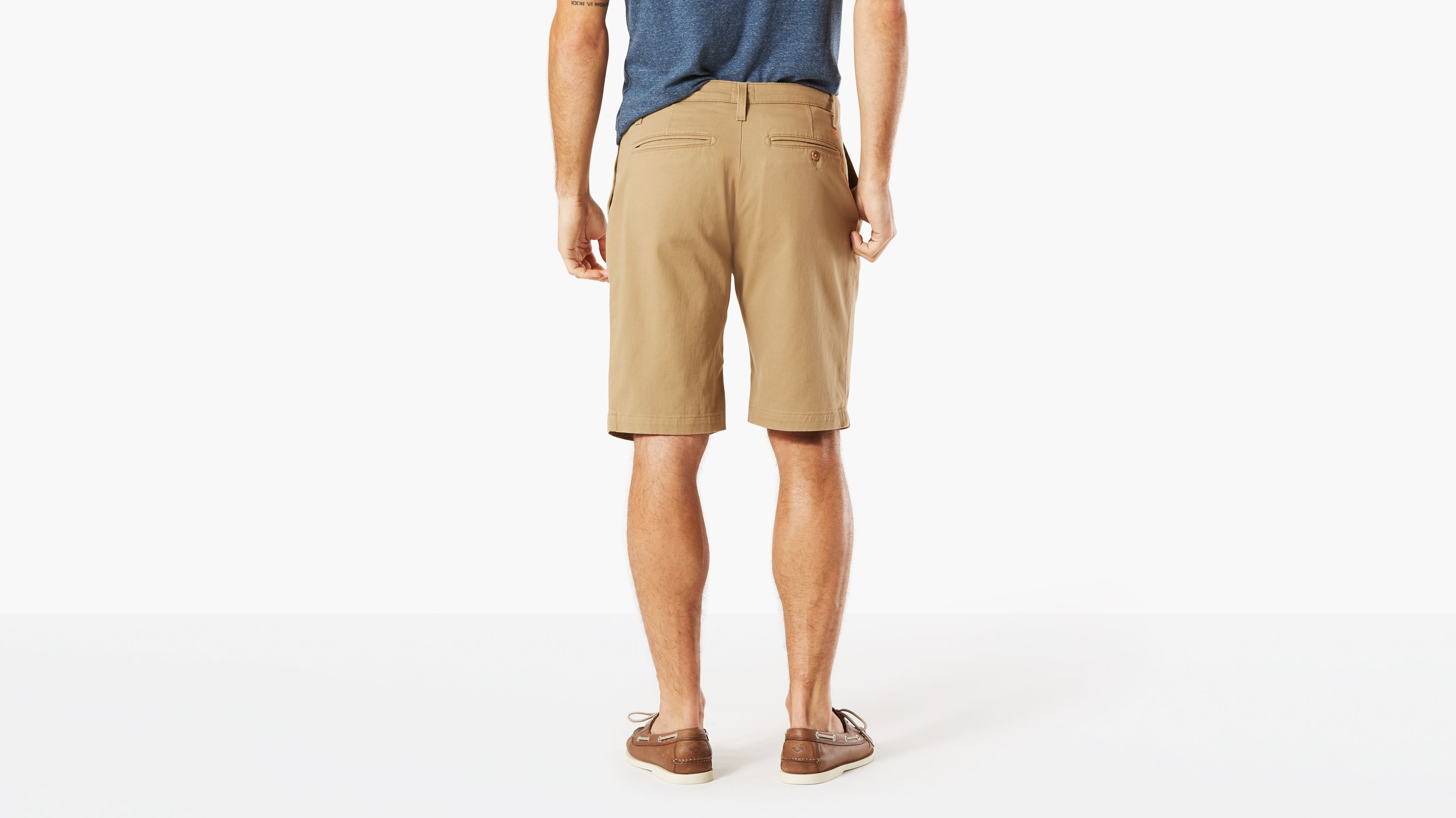 dockers pleated shorts