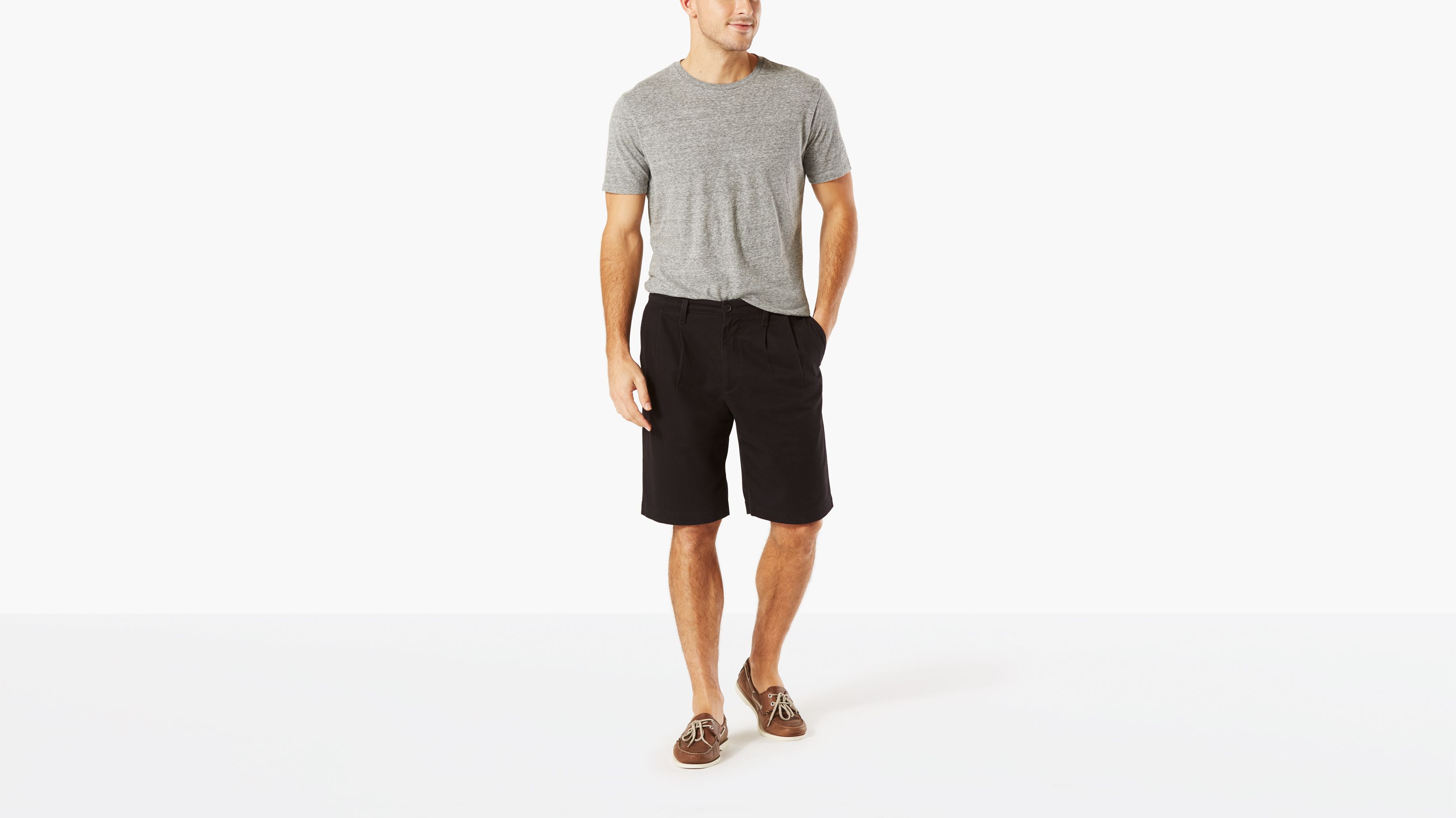 dockers big and tall pleated shorts
