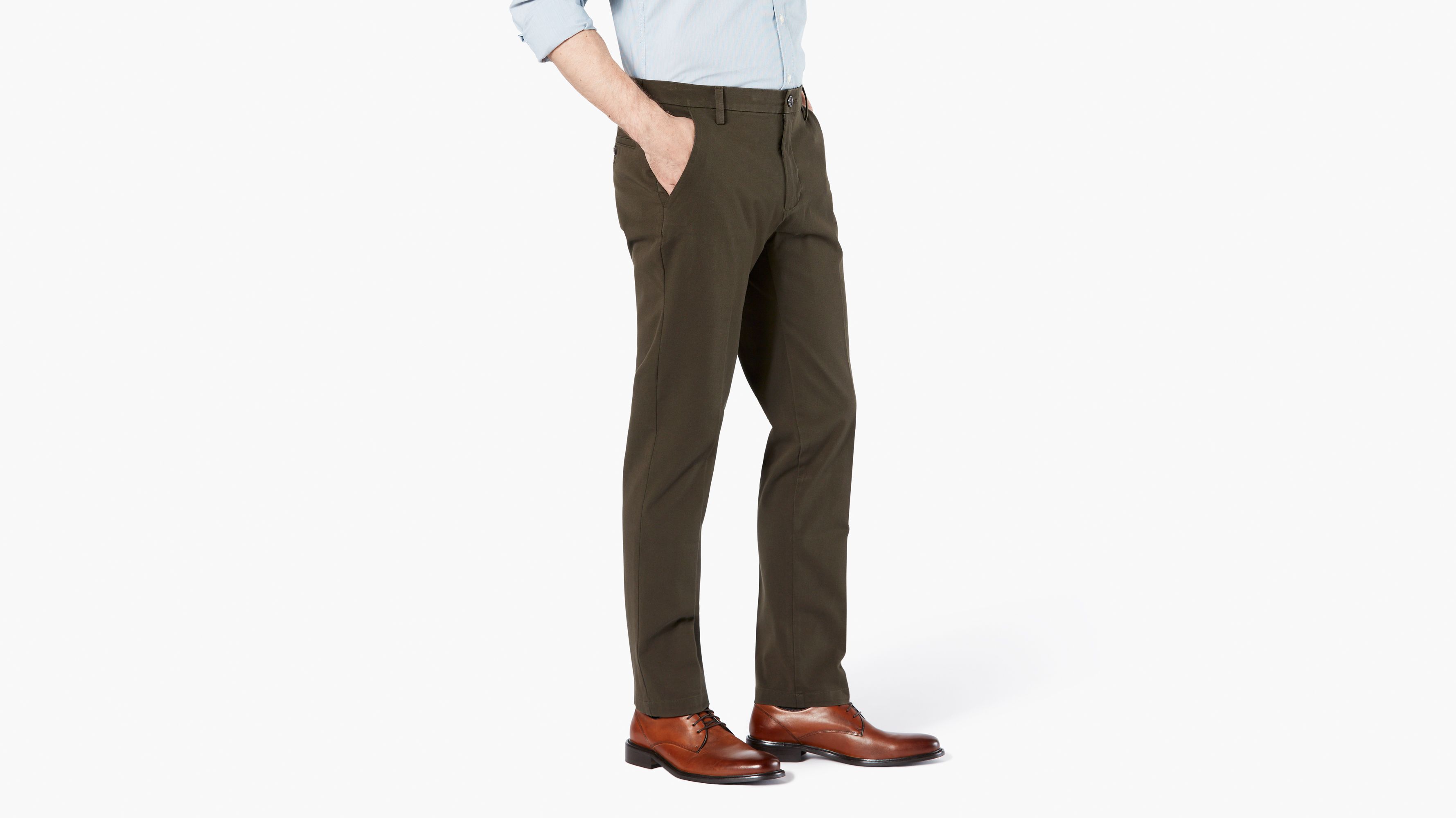 Men's Workday Khaki Pants, Slim Fit 