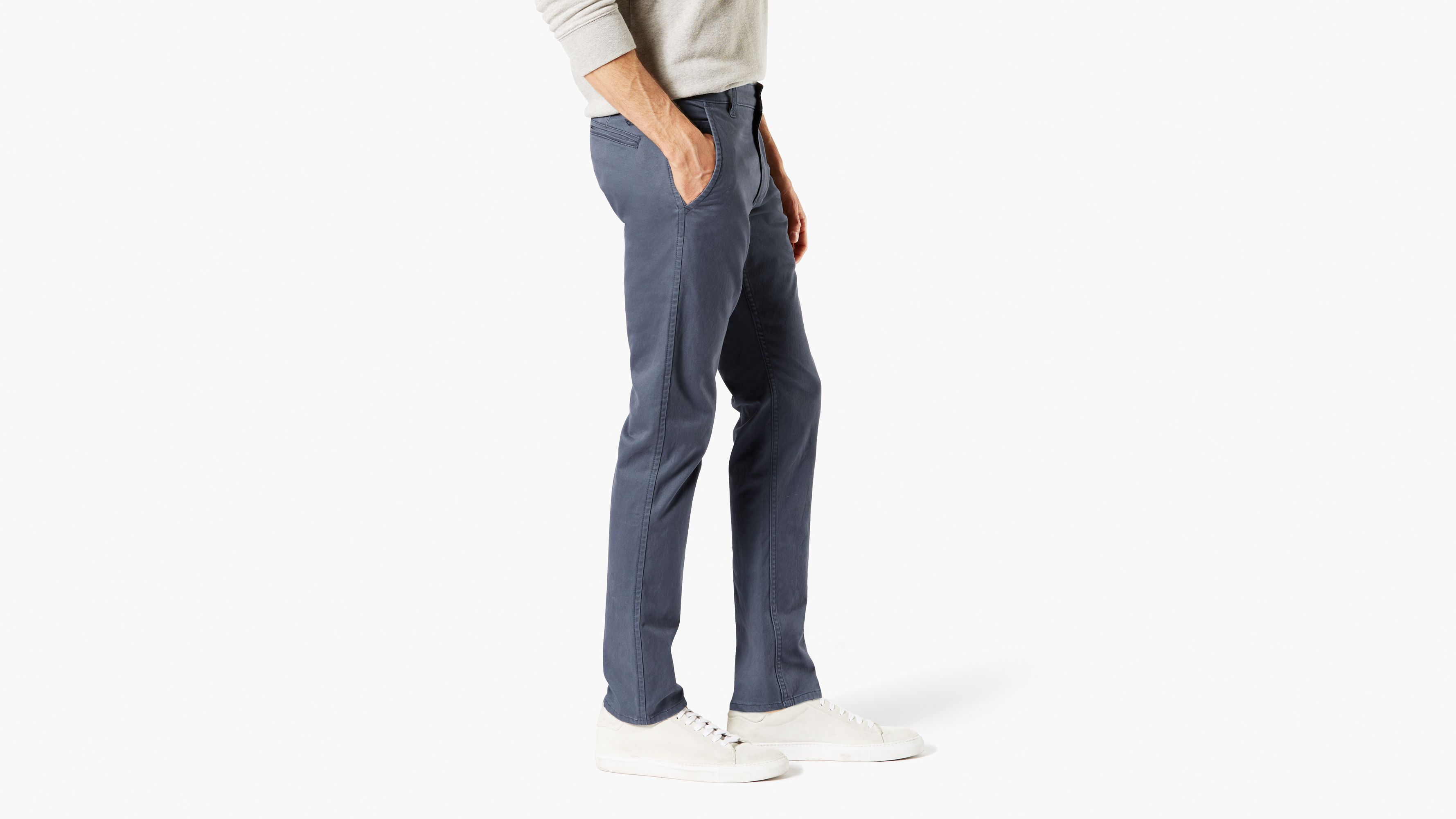 dockers alpha khaki skinny tapered