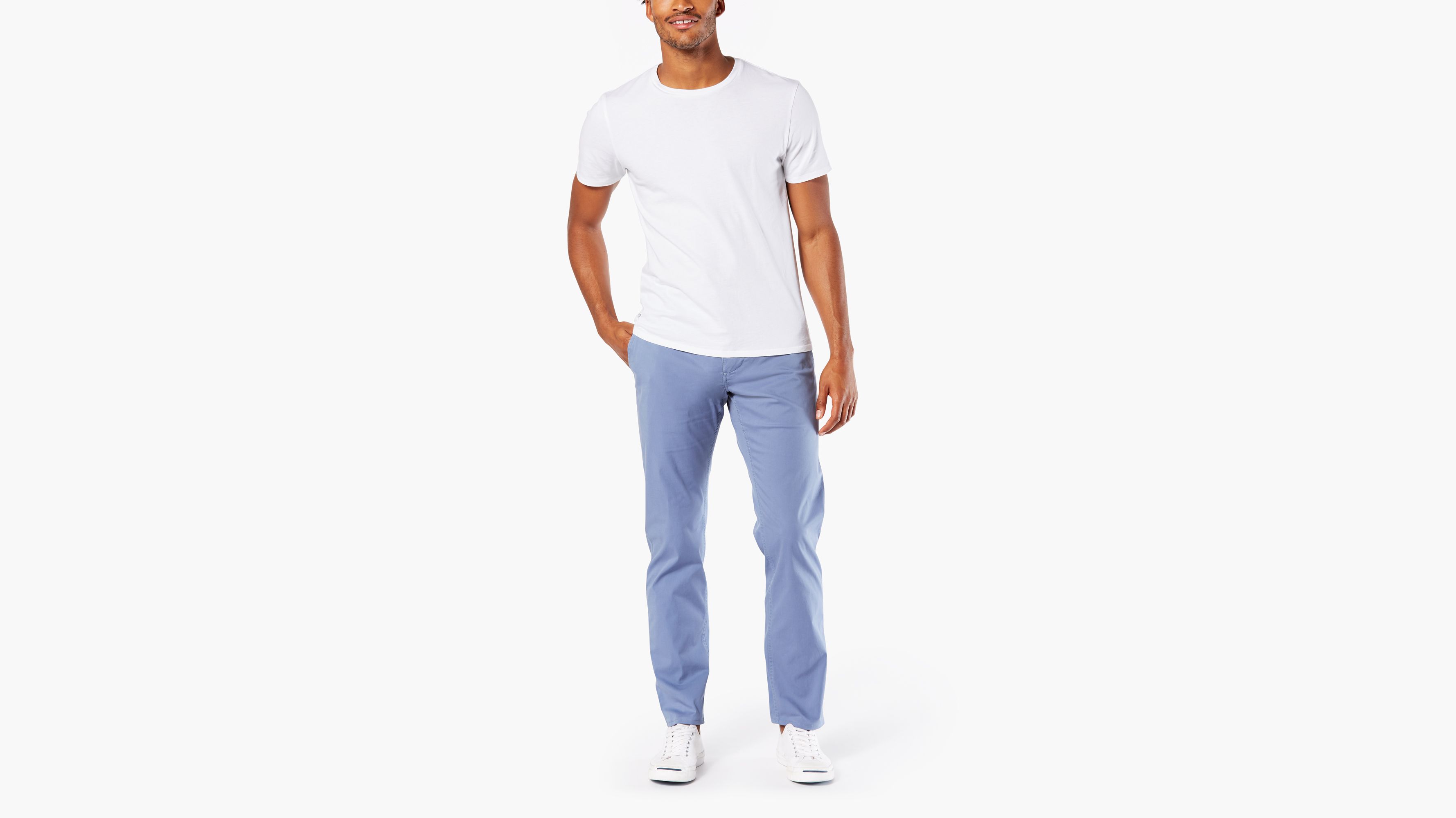 dockers alpha khaki athletic tapered