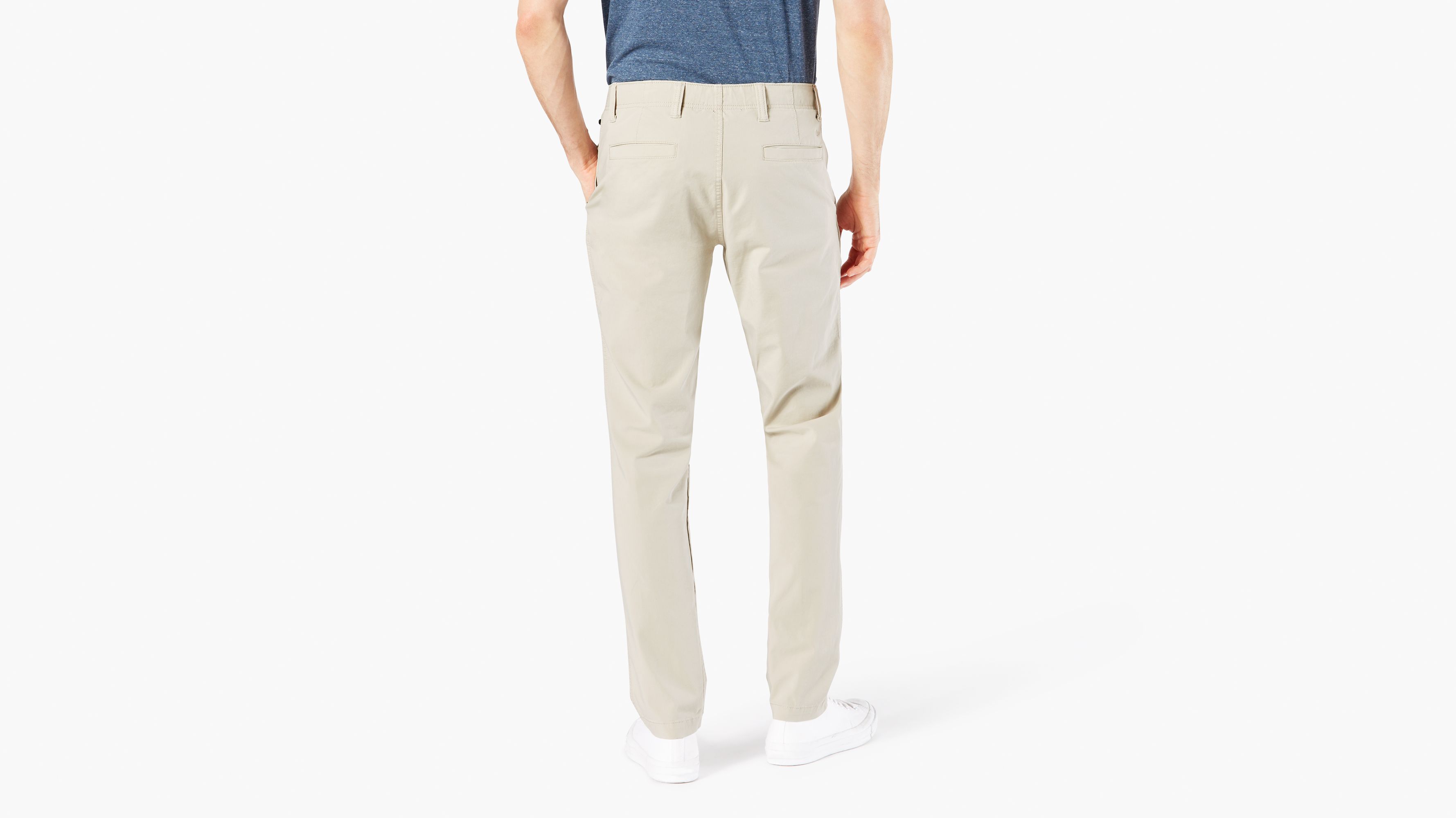 dockers downtime khaki slim tapered