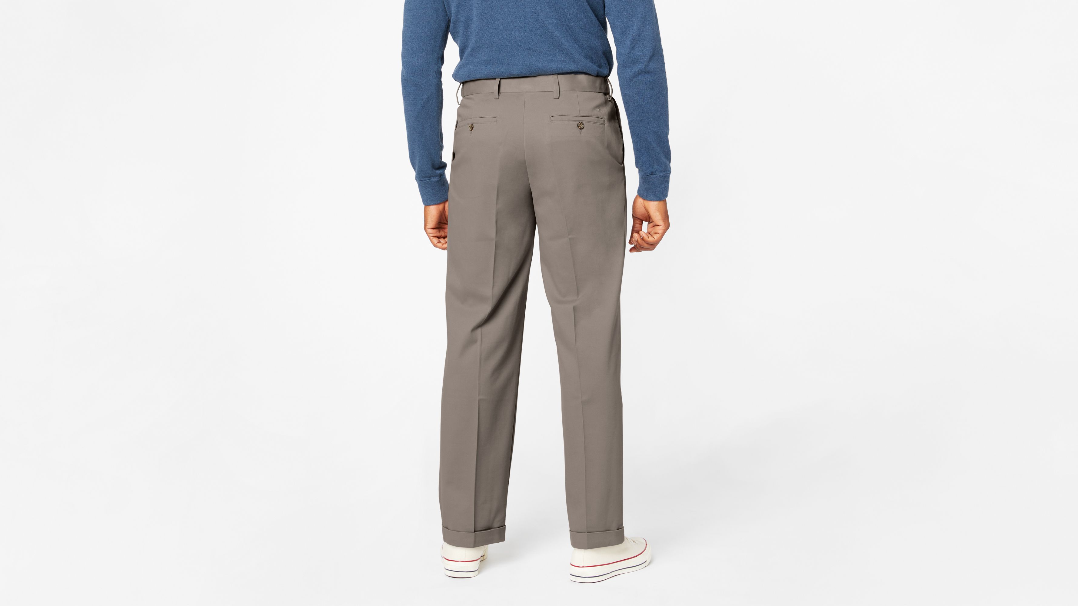 dockers men's pleated corduroy pants