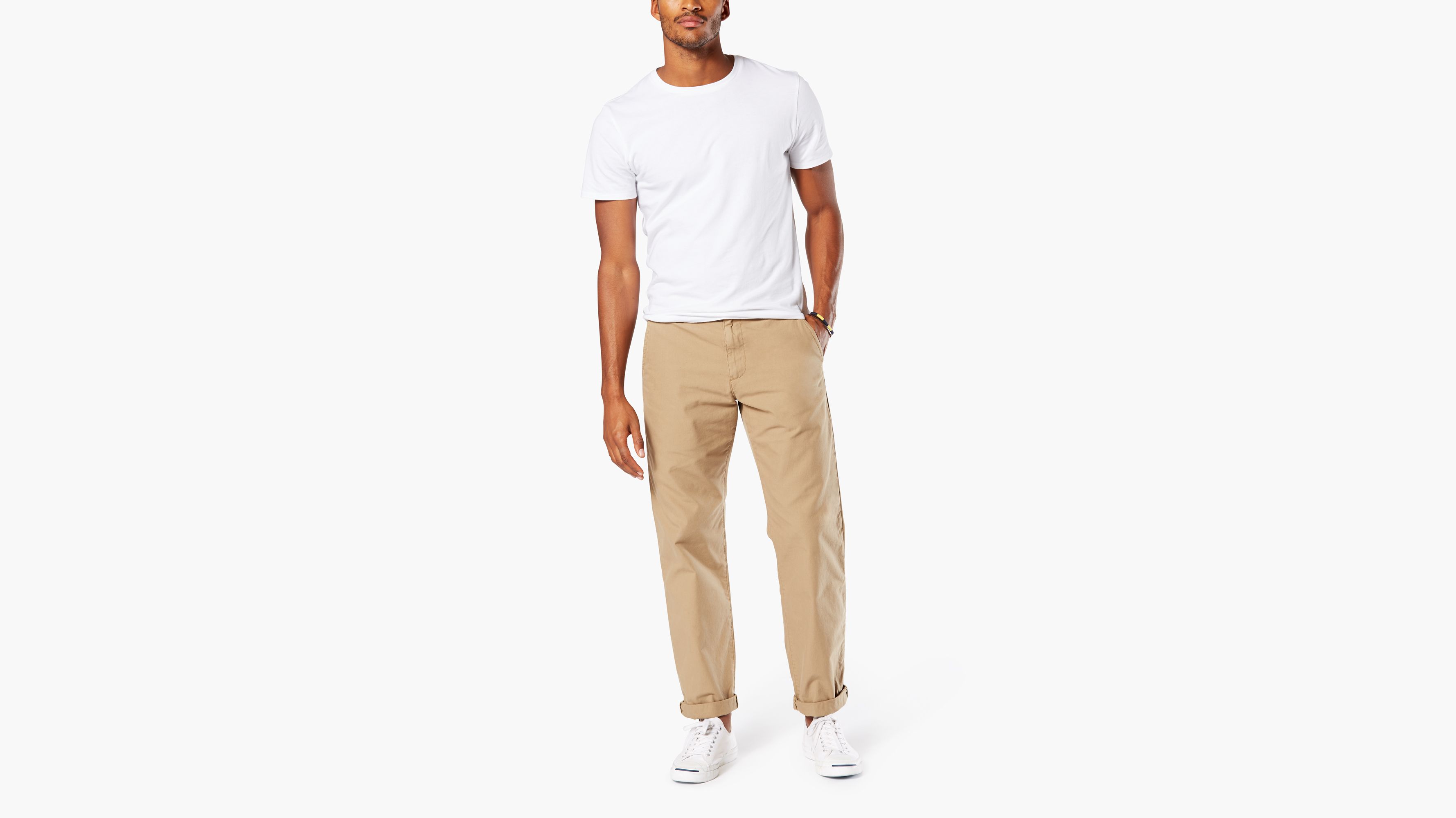 DOCKERS Pleated Front Casual Dress Pants Taupe