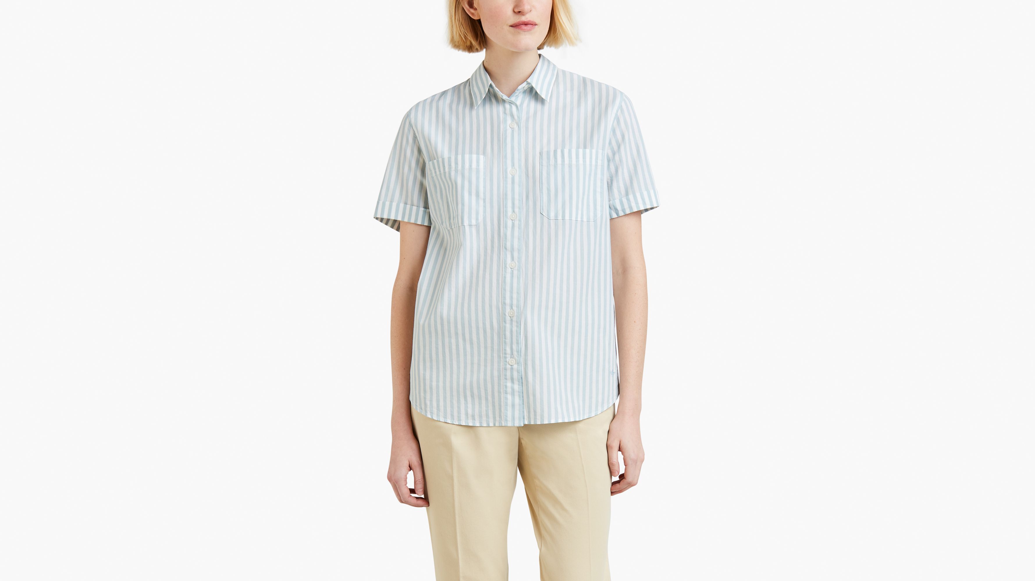 Image of Dockers Relaxed Blouse Shirt - Women's M