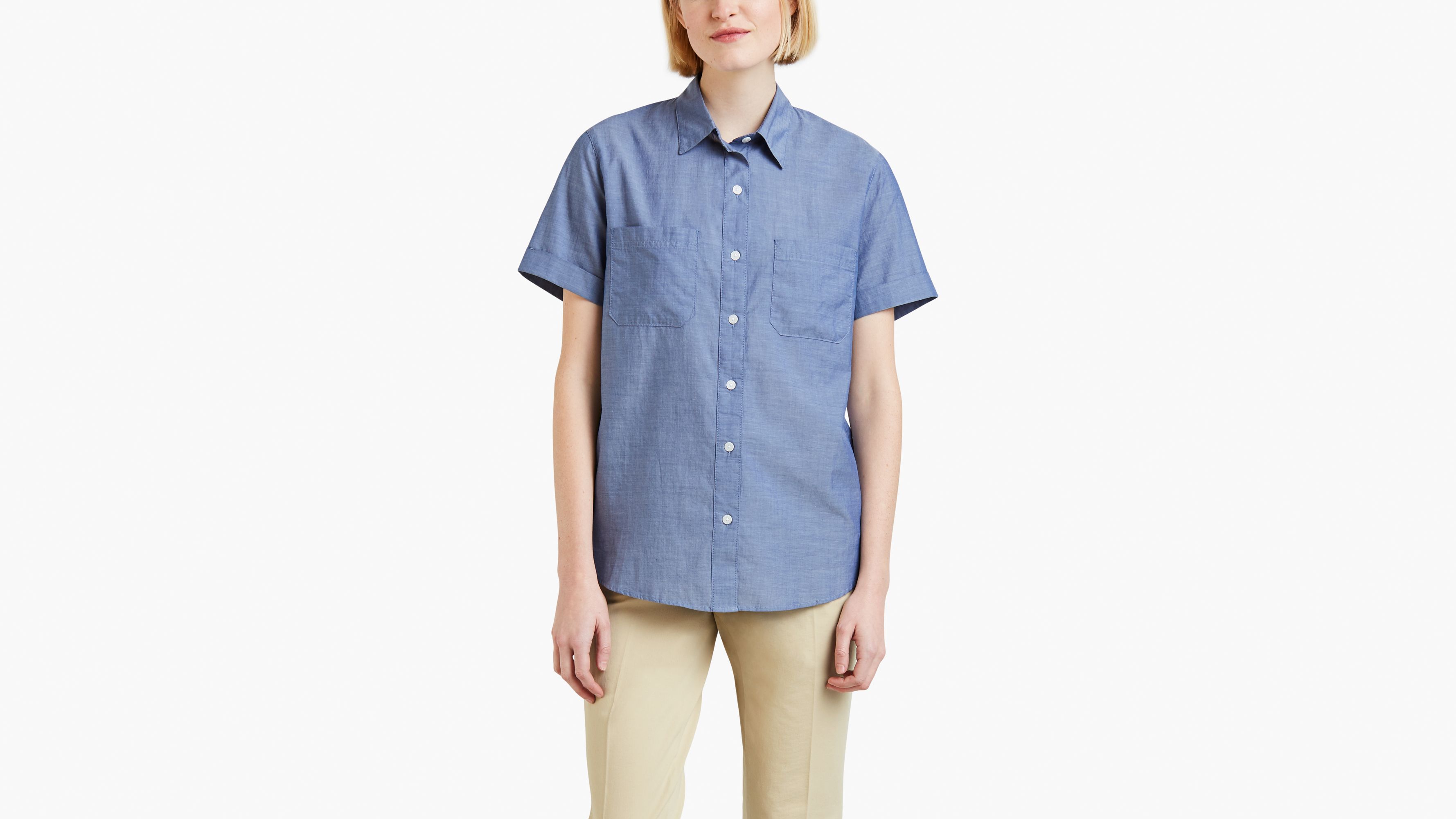 Image of Dockers Relaxed Blouse Shirt - Women's XL