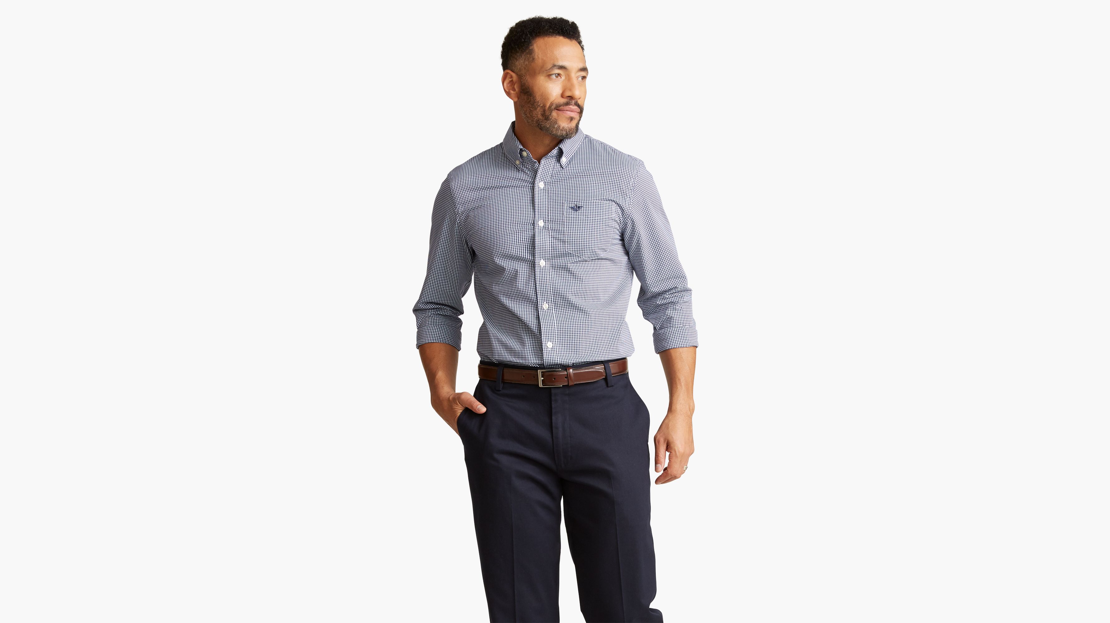 dockers no wrinkle shirt