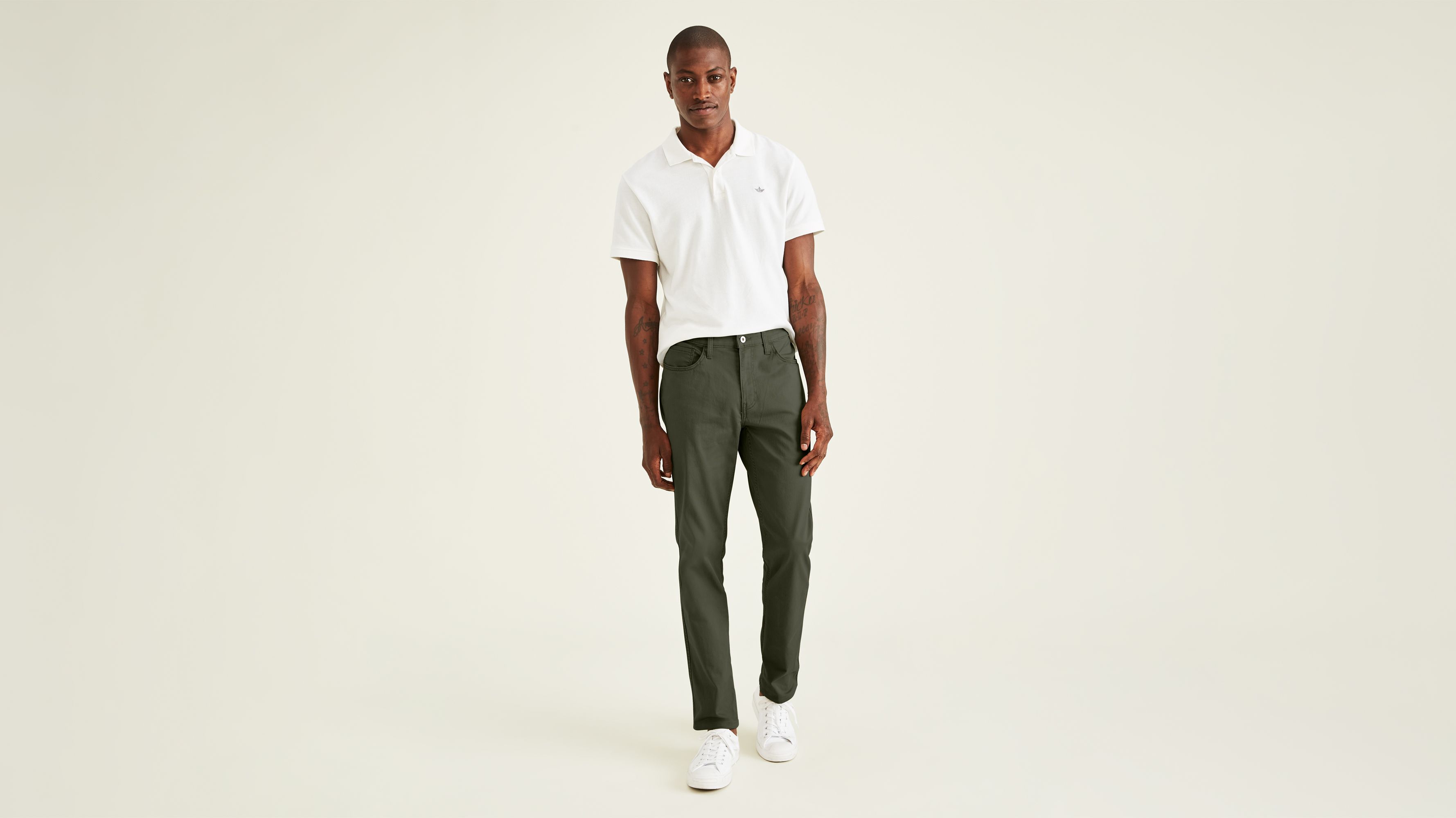 dockers 5 pocket straight fit pants