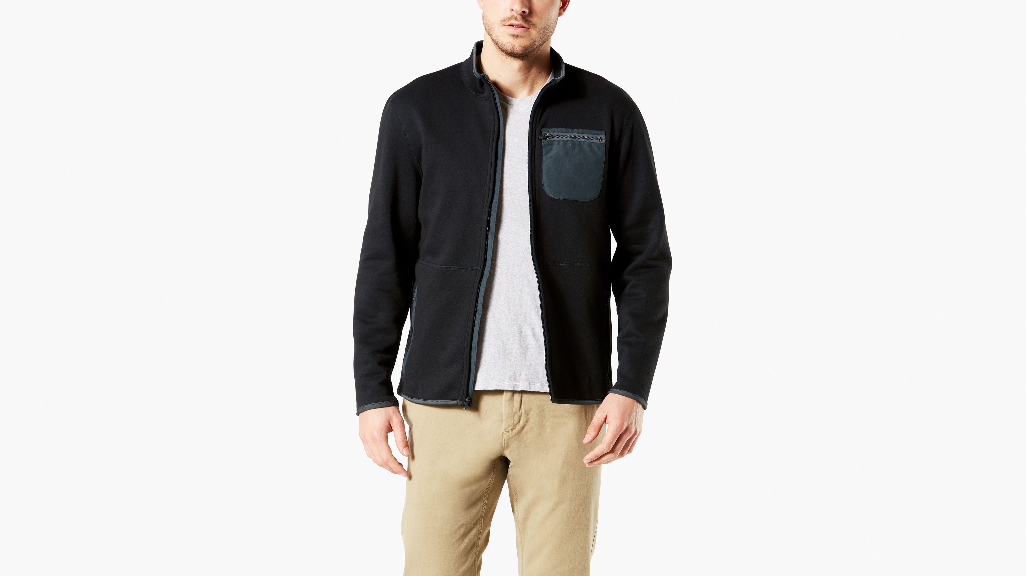 Dockers Mens Sweater Fleece Vest Men nurselinehealthcare Jackets & Coats