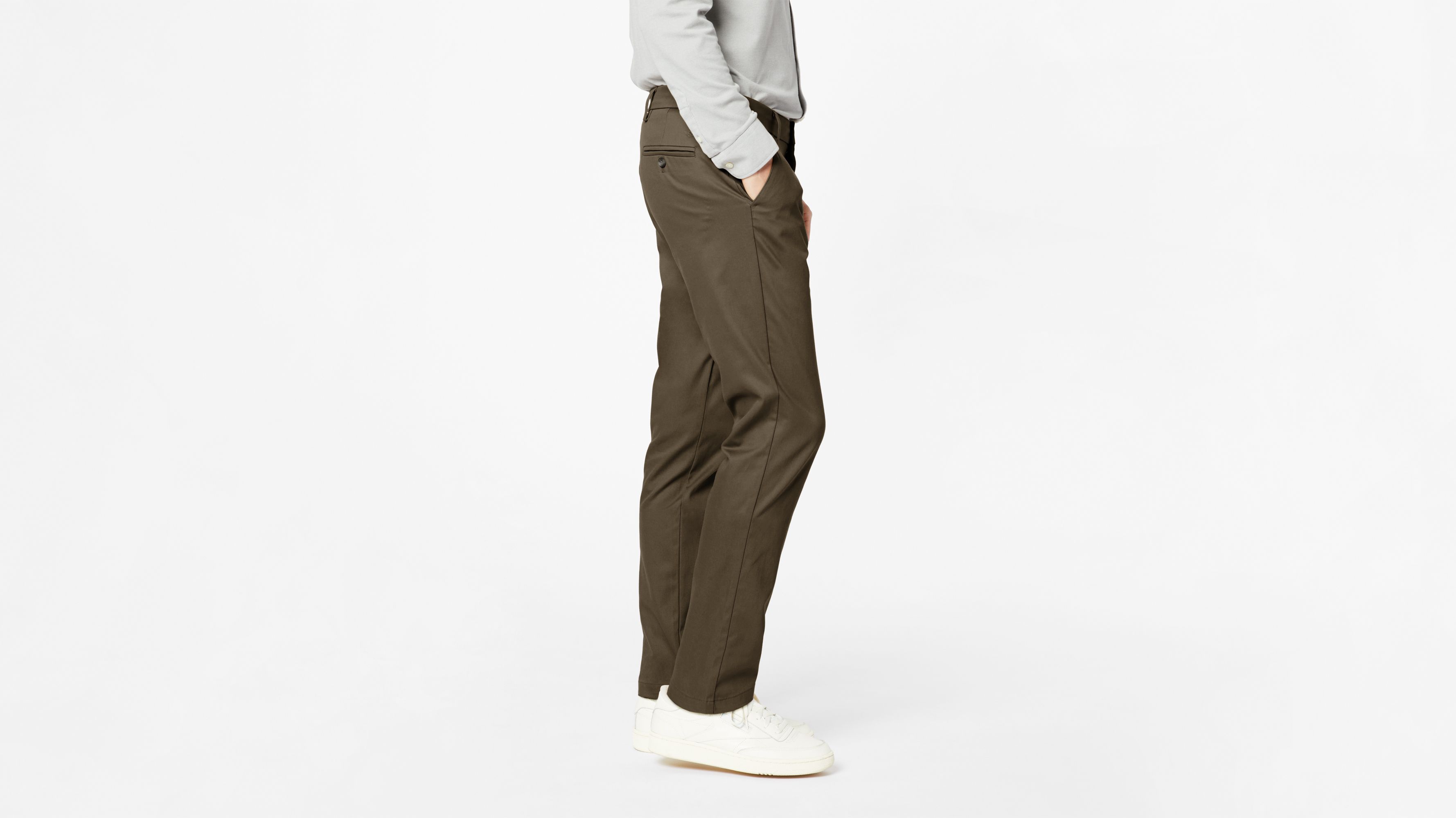 dockers men's signature lux cotton slim fit stretch khaki pants